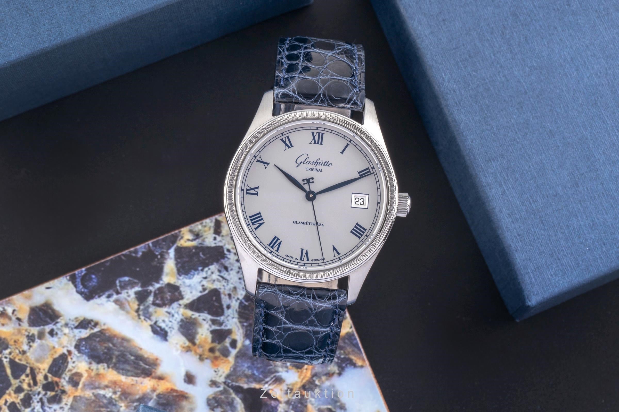 Glashütte Klassik acier automatique montre pour hommes 1-10-33-02-03-04  [2505279]