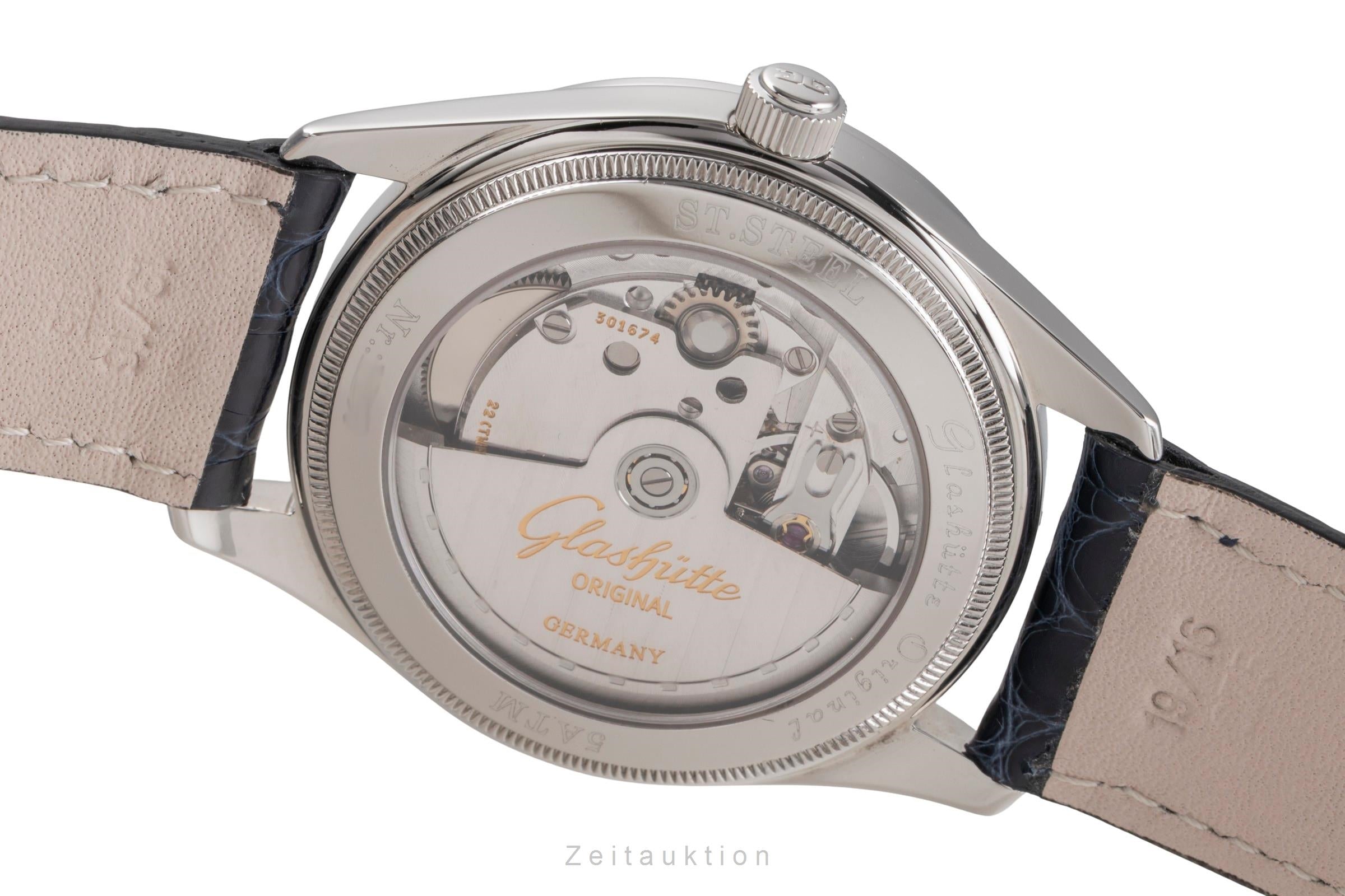 Glashütte Klassik acier automatique montre pour hommes 1-10-33-02-03-04  [2505279]