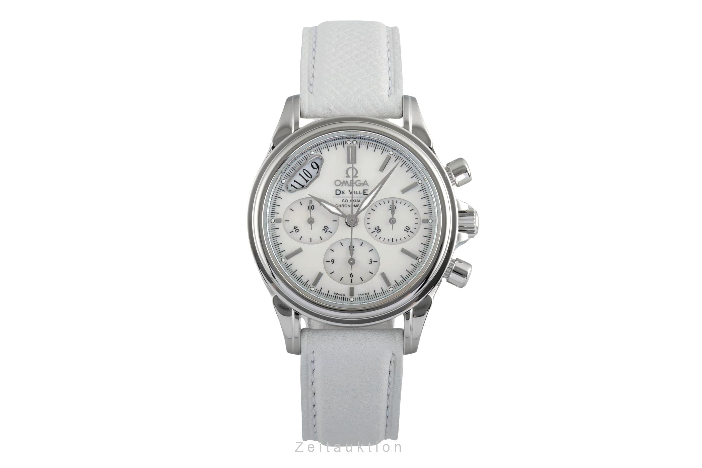 Omega De Ville chronograph steel automatic Kal. 3313 Ref. 4878.70