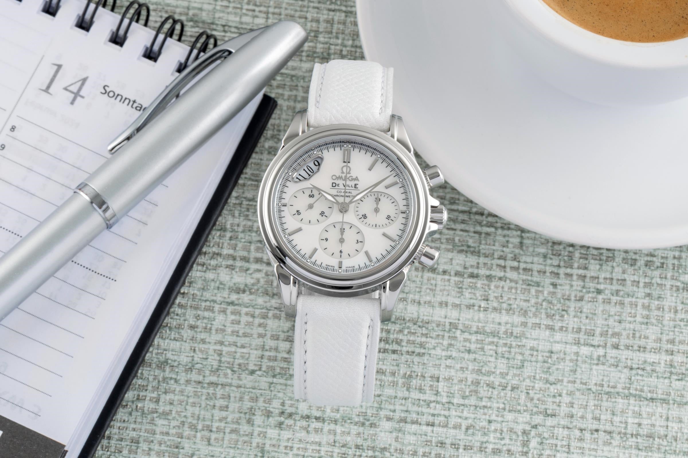 Omega De Ville cronografo acciaio automatismo orologio da donna 4878.70.36  [2505280]