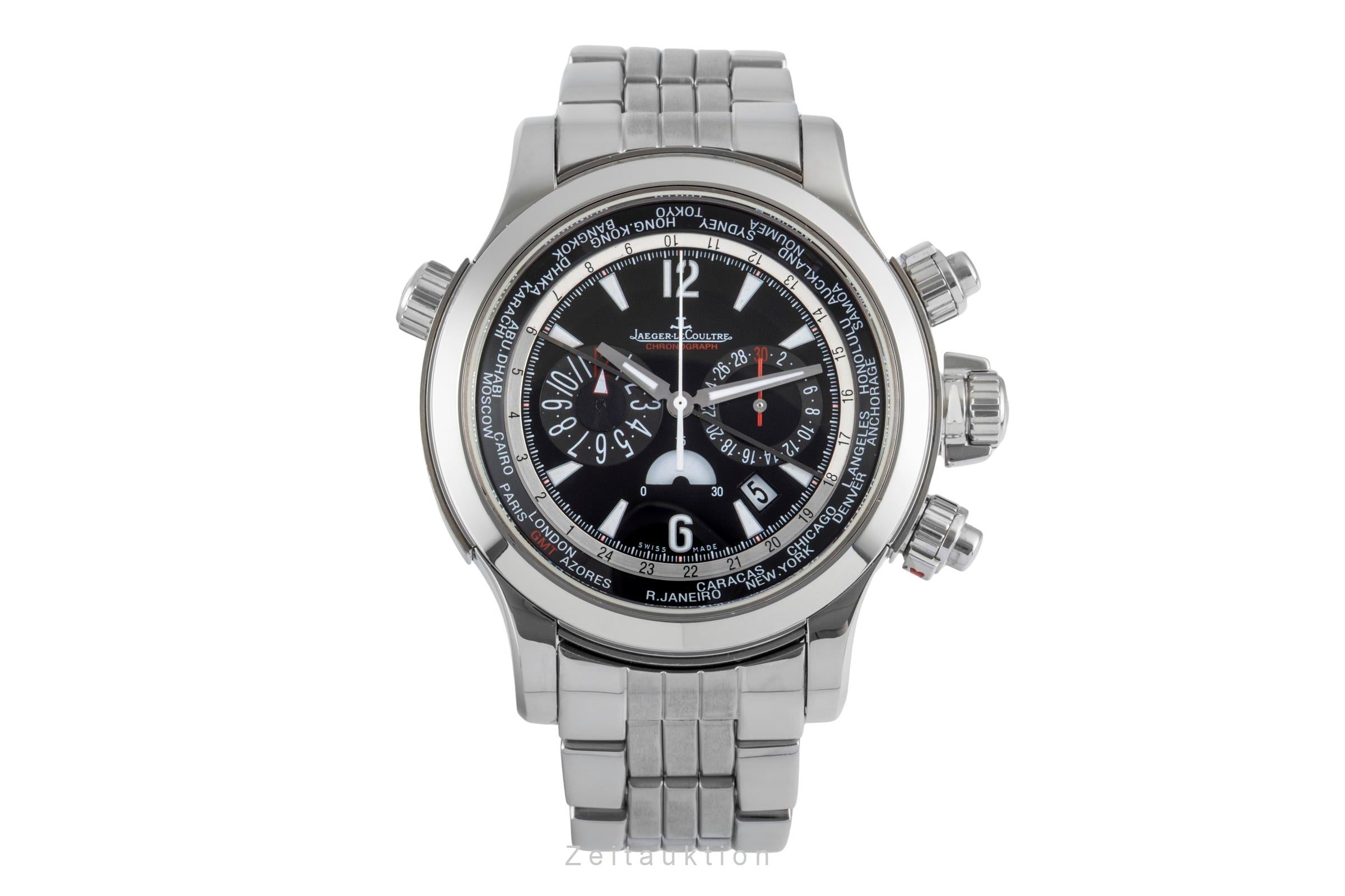 Jaeger LeCoultre Master Compressor chronographe acier automatique montre pour hommes Q1768170, 150.8.22  [2505283]