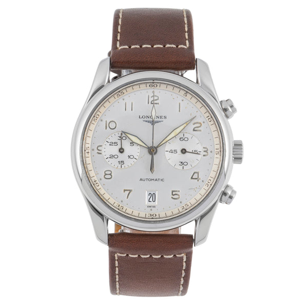 Longines Avigation cronografo acciaio automatismo orologio da uomo L2.620.4  [2505284]