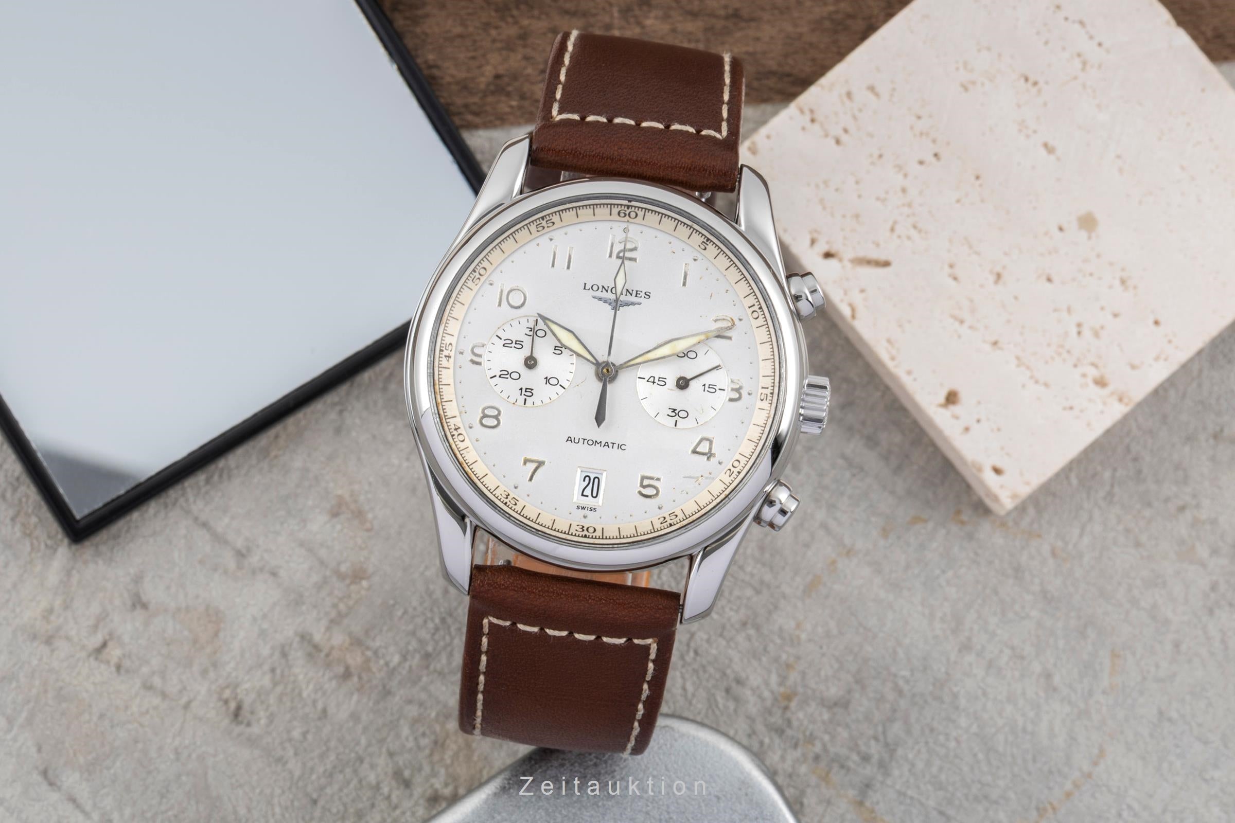 Longines Avigation cronografo acciaio automatismo orologio da uomo L2.620.4  [2505284]