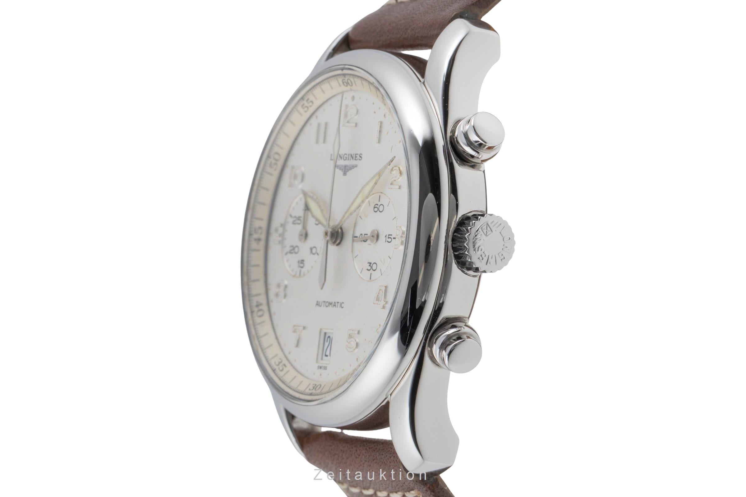 Longines Avigation cronografo acciaio automatismo orologio da uomo L2.620.4  [2505284]