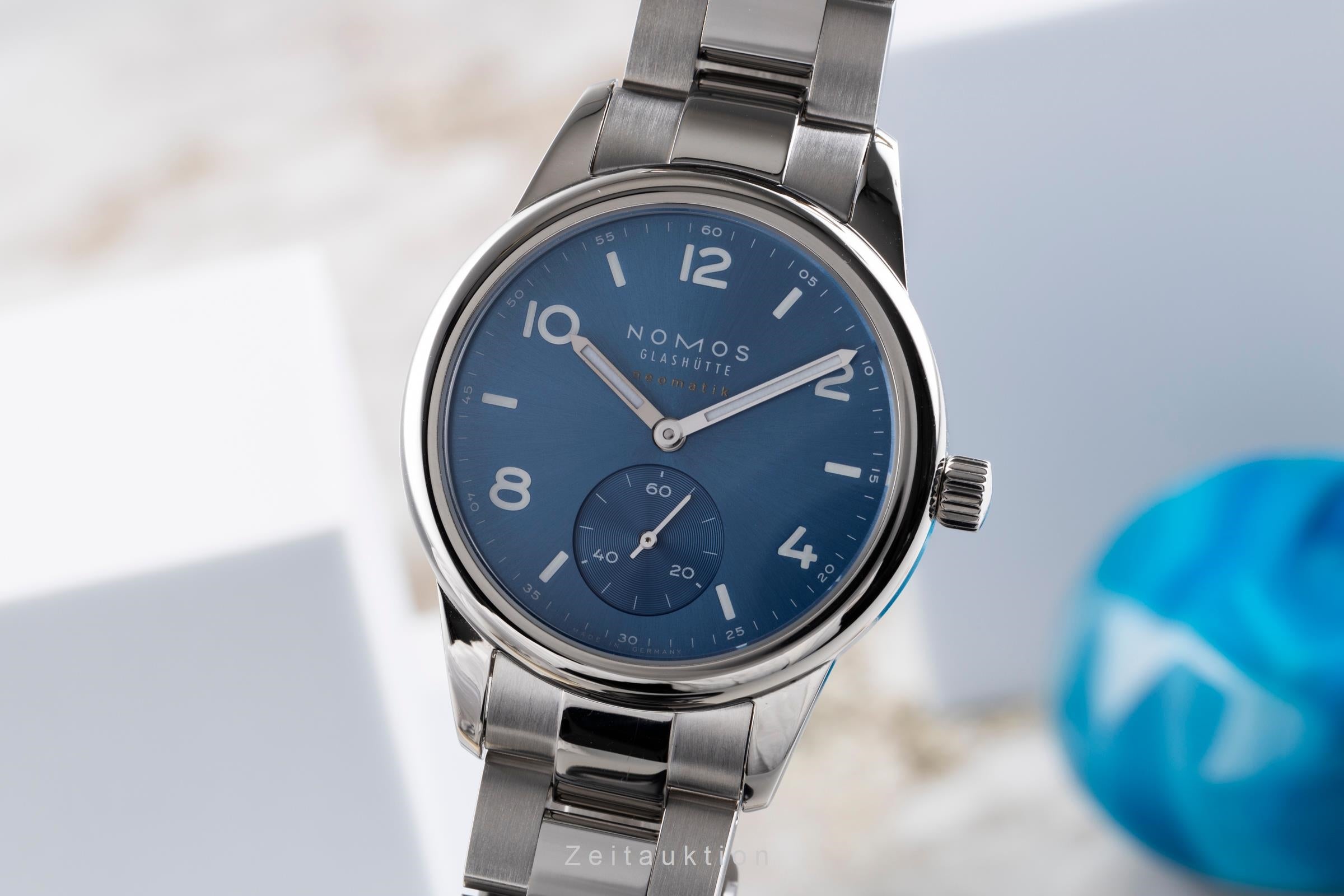 Nomos Club steel automatic men's watch 750 LP: 3100EUR  [2505285]