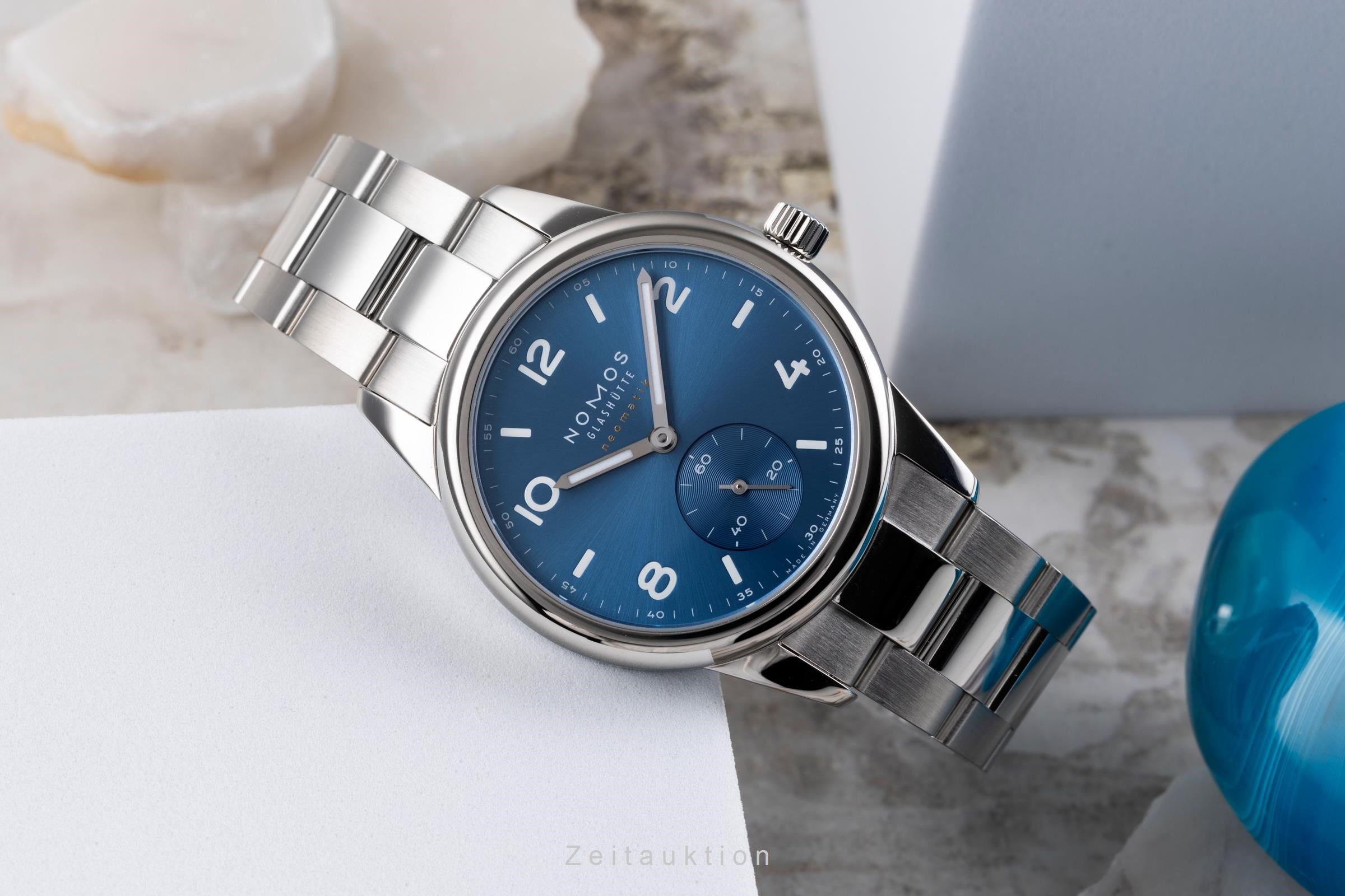 Nomos Club steel automatic men's watch 750 LP: 3100EUR  [2505285]