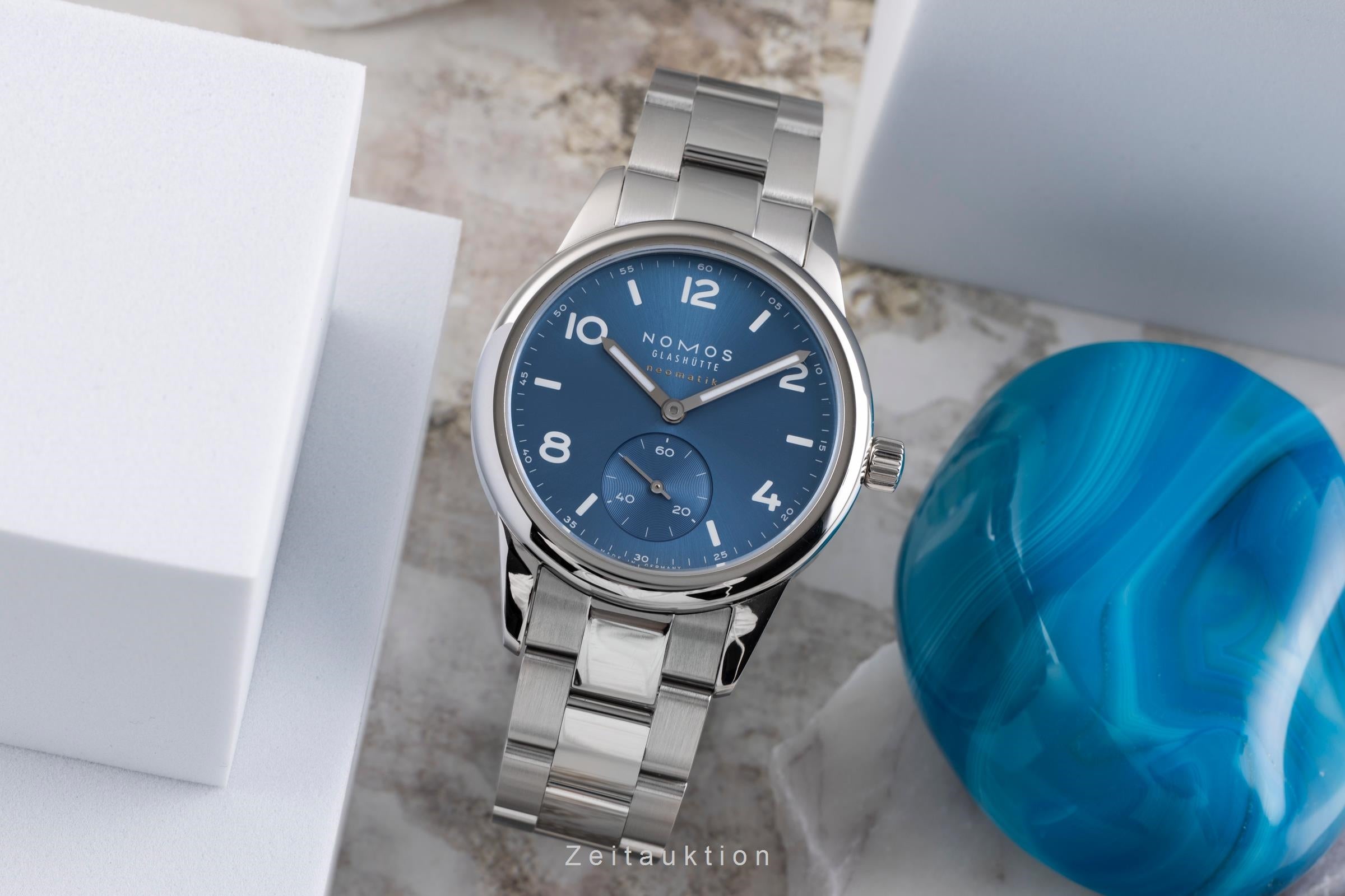 Nomos Club steel automatic men's watch 750 LP: 3100EUR  [2505285]