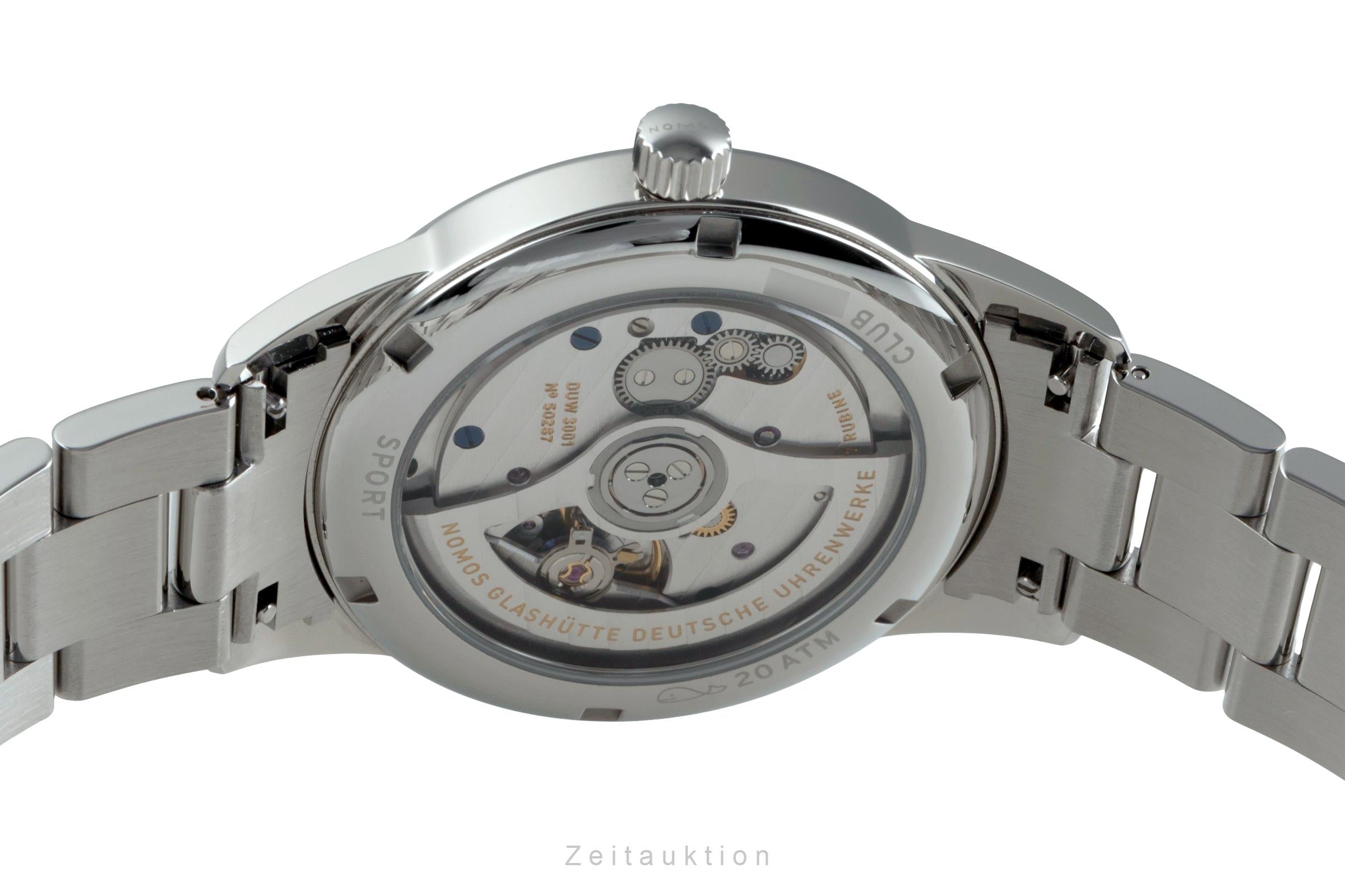 Nomos Club steel automatic men's watch 750 LP: 3100EUR  [2505285]