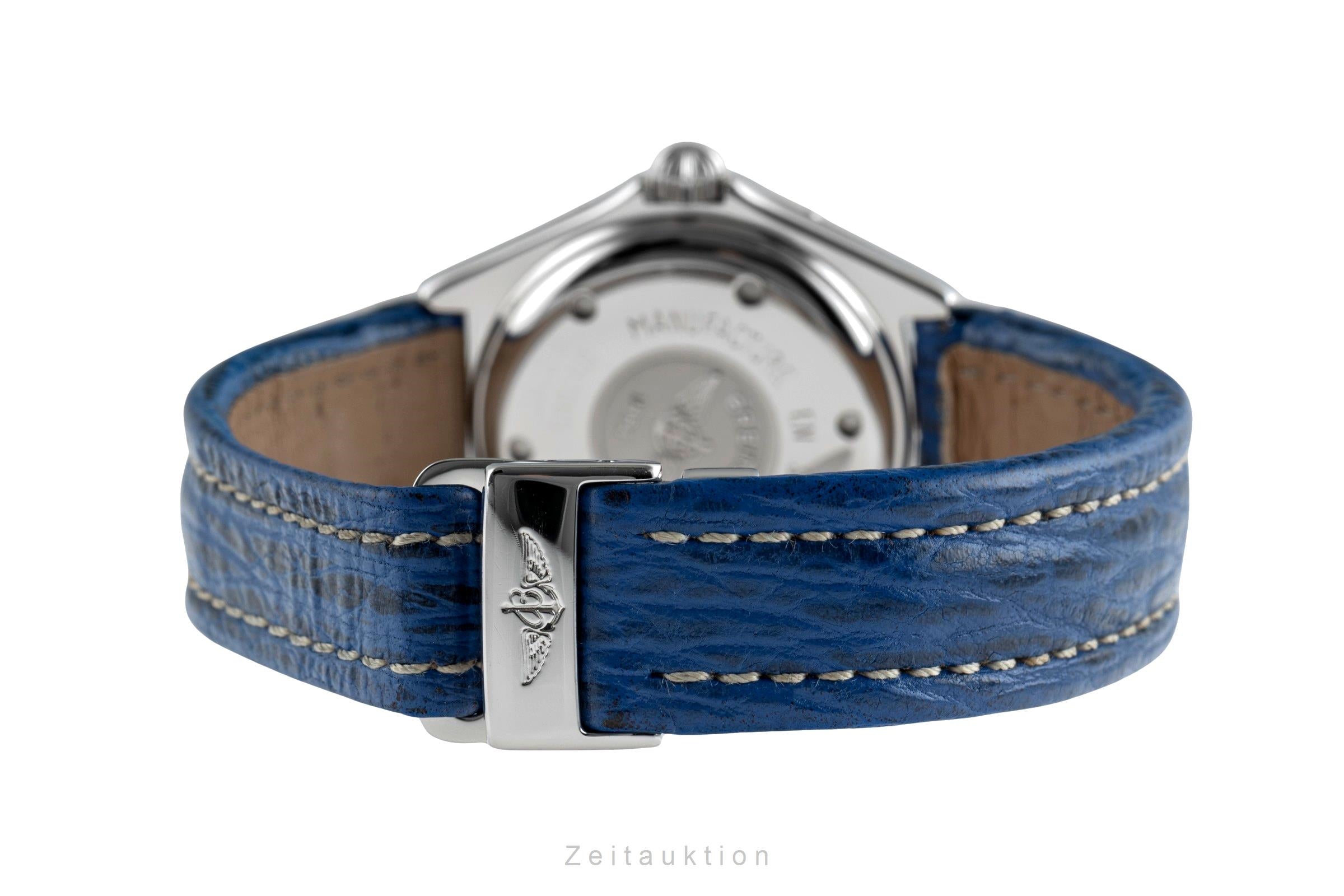 Breitling Lady J Blue Dial Stahl / Gold Quarz Damenuhr Ref. D52065 Klassiker [2505287]