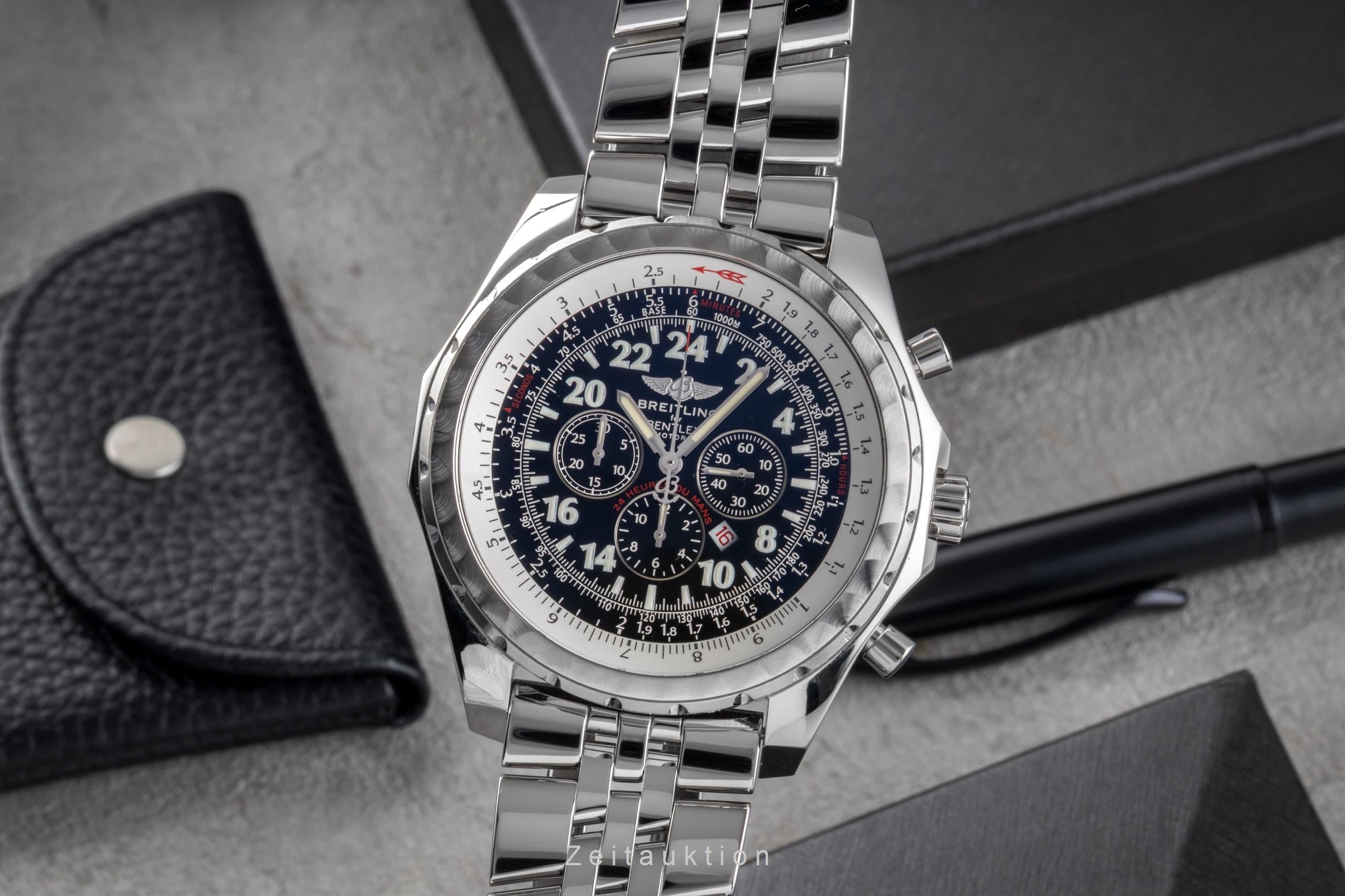 Breitling Bentley Le Mans Ltd Edition Stahl Automatik Ref. A22362-305 B&P 2003 [2505288]