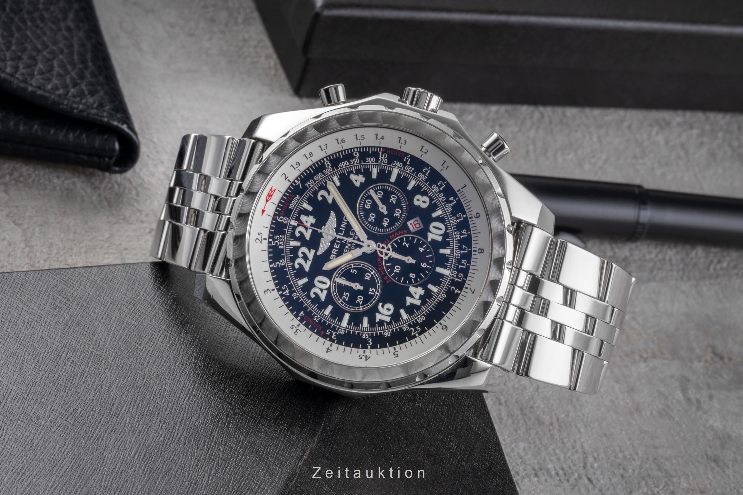 Breitling Bentley Le Mans Ltd Edition Stahl Automatik Ref. A22362-305 B&P 2003 [2505288]