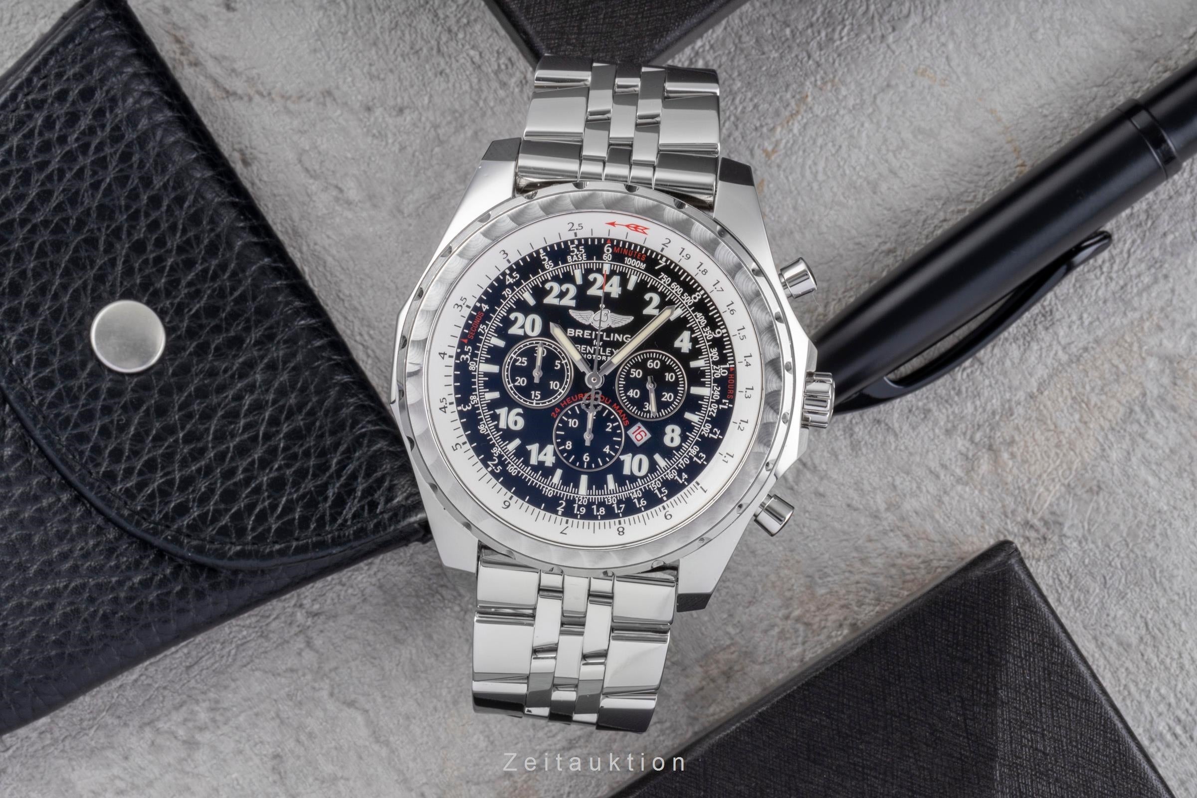 Breitling Bentley Le Mans Ltd Edition Stahl Automatik Ref. A22362-305 B&P 2003 [2505288]
