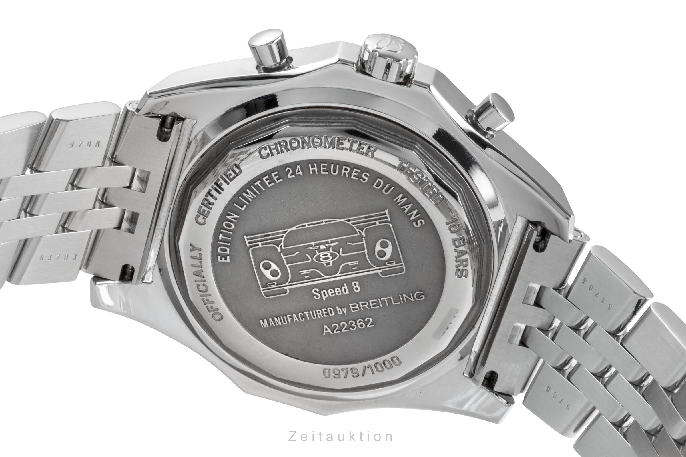 Breitling Bentley Le Mans Ltd Edition Stahl Automatik Ref. A22362-305 B&P 2003 [2505288]