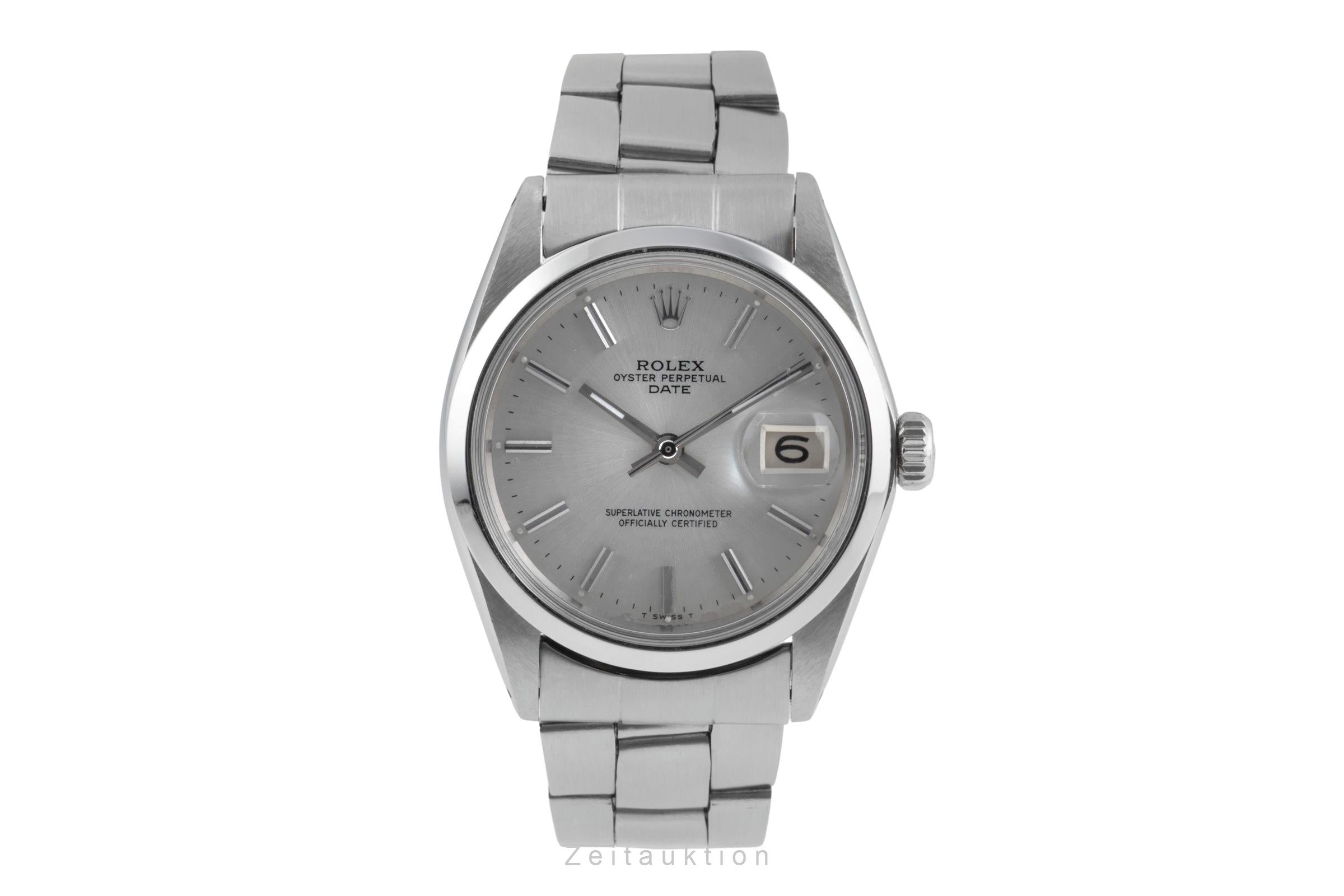 Rolex Date acciaio automatismo orologio da uomo 1500 Vintage  [2505292]