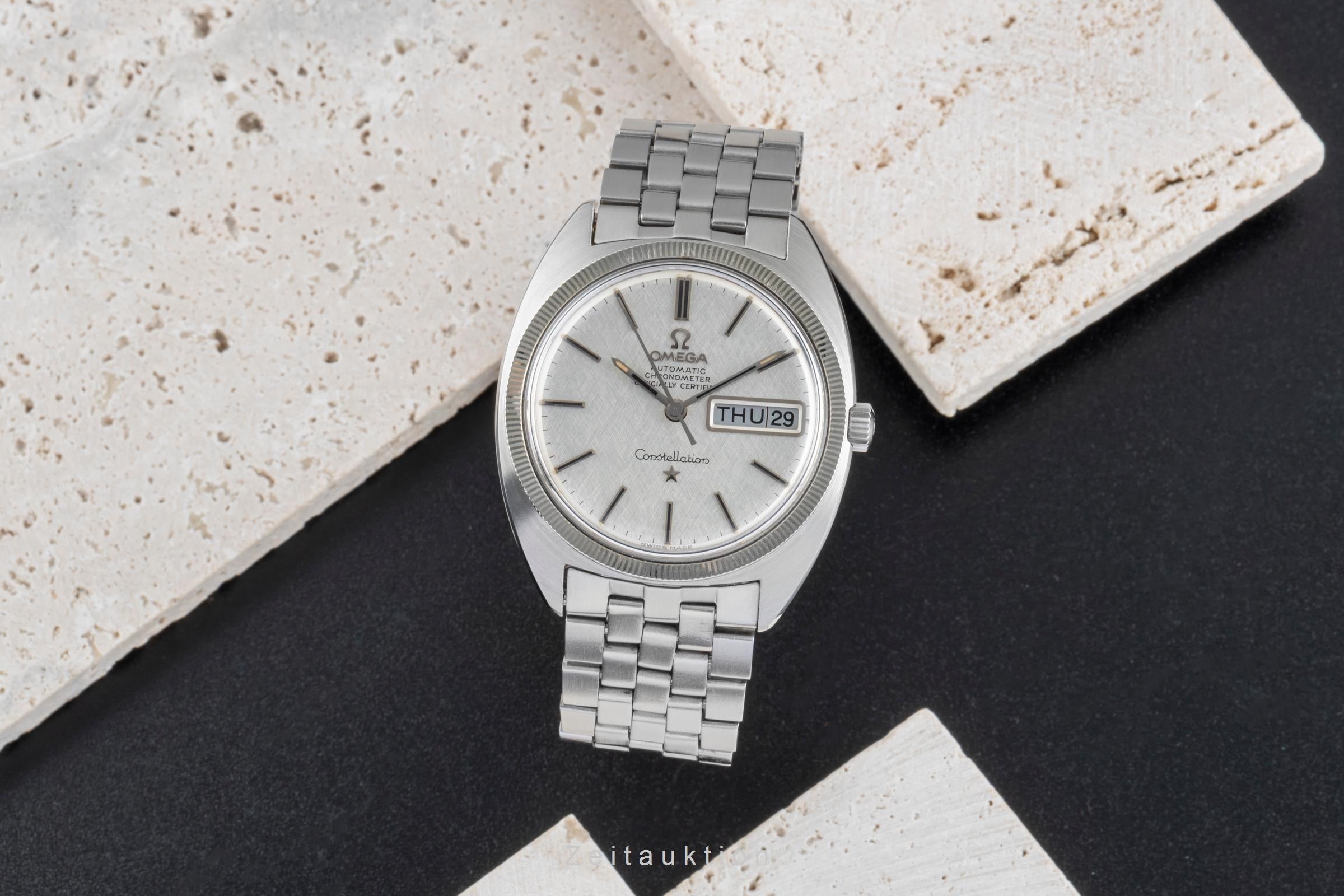 Omega Constellation acier automatique montre pour hommes 168.029 Vintage  [2505293]