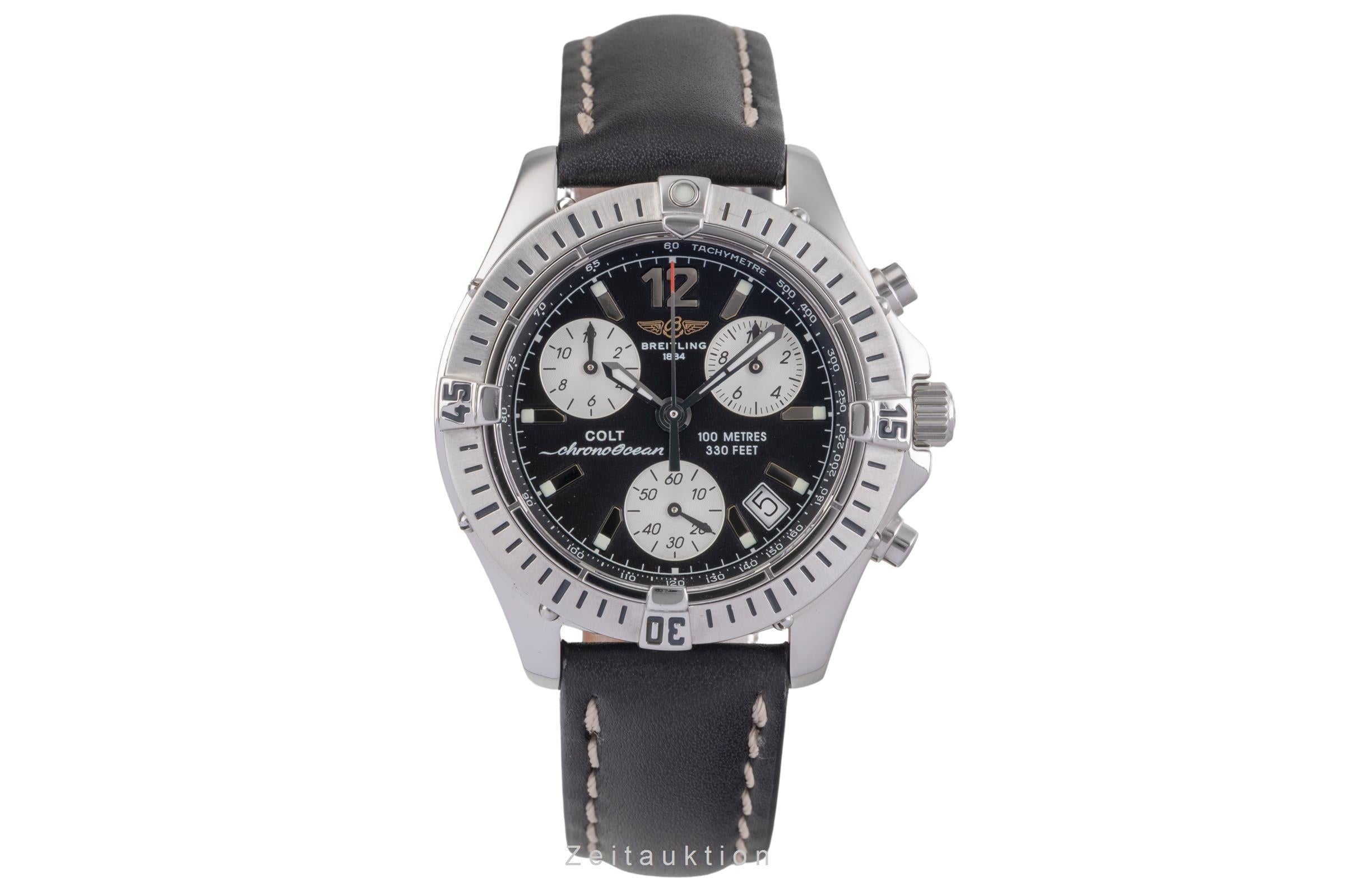 Breitling Colt Ocean chronographe acier quartz montre pour hommes A53350  [2505294]