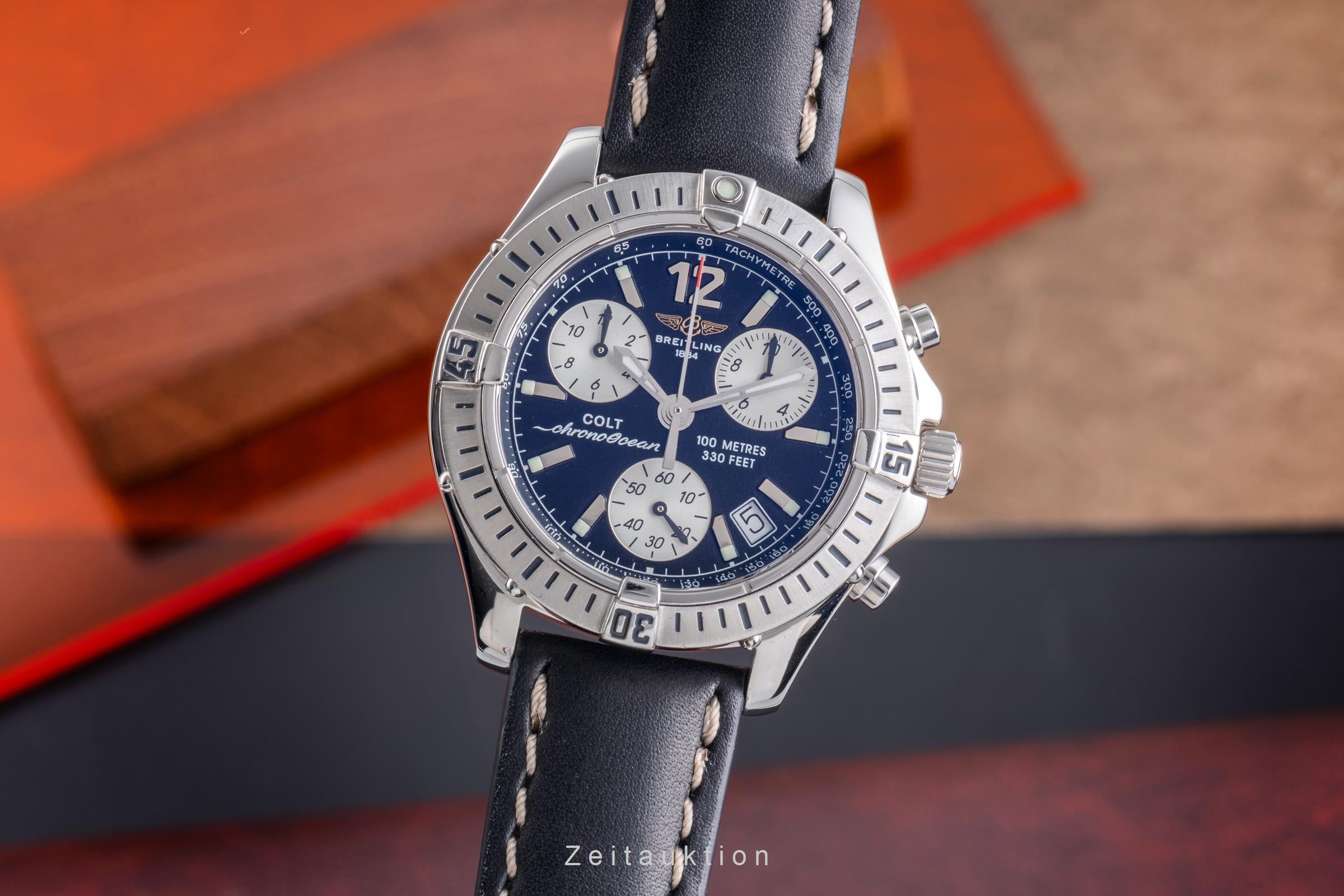 Breitling Colt Ocean chronographe acier quartz montre pour hommes A53350  [2505294]