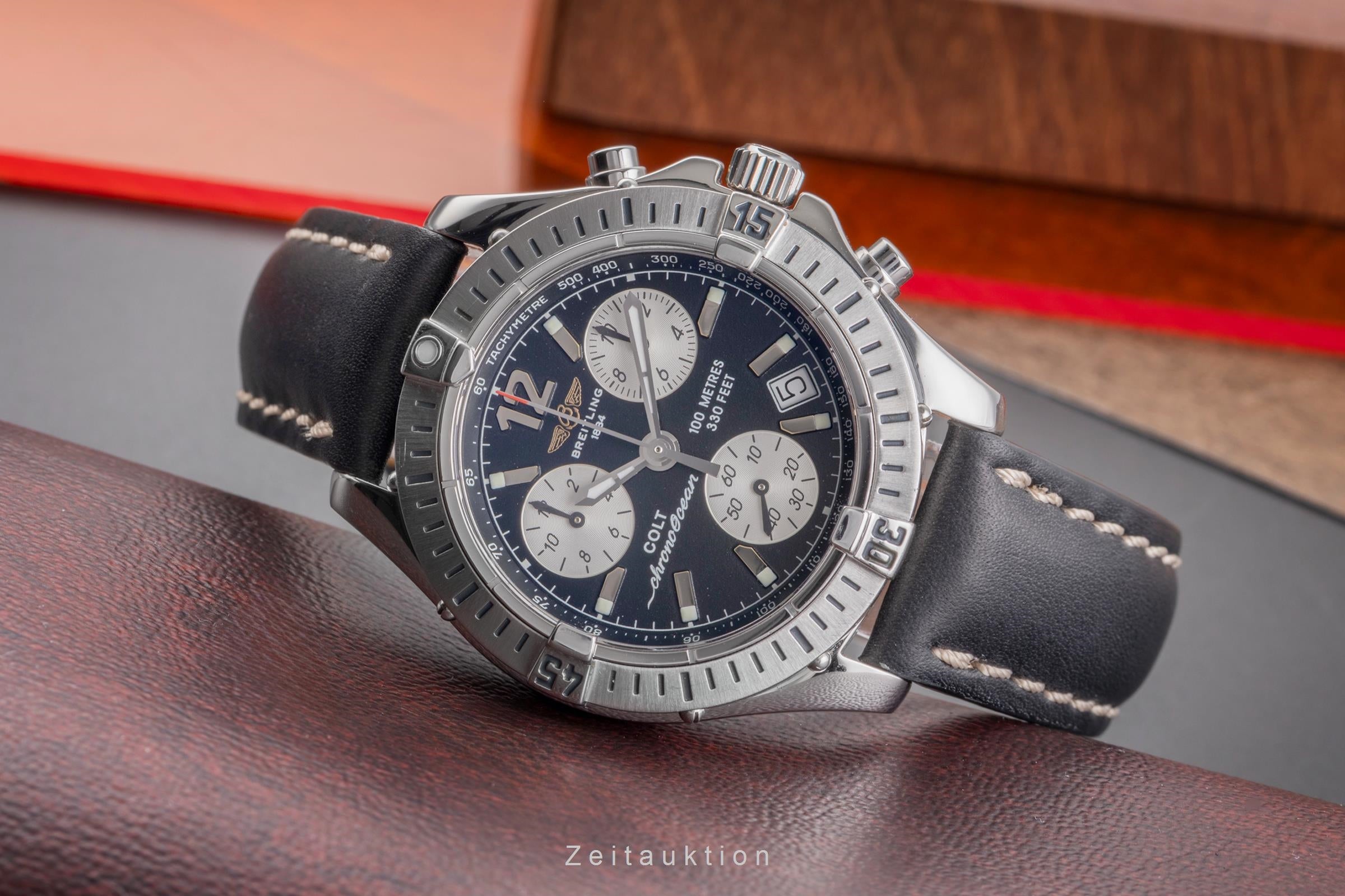 Breitling Colt Ocean chronographe acier quartz montre pour hommes A53350  [2505294]