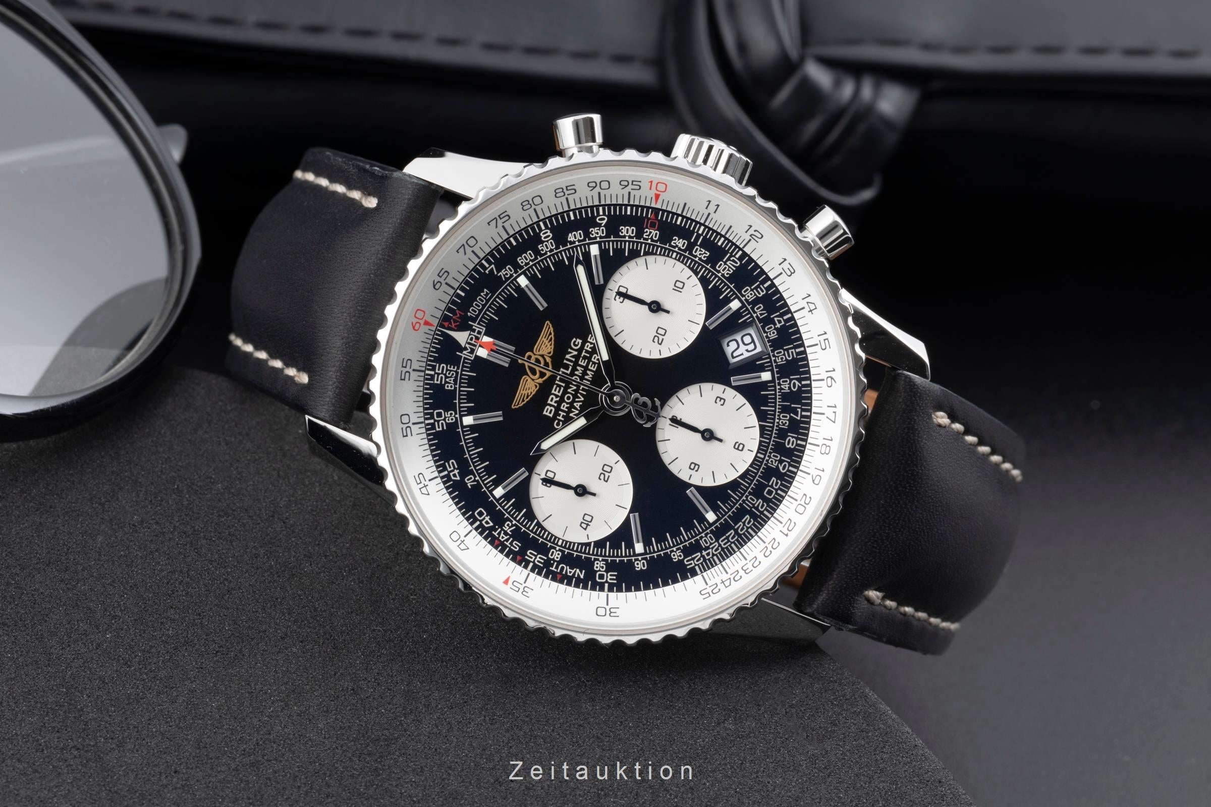 Breitling Navitimer chronograph steel automatic men's watch A23322-011  [2505296]
