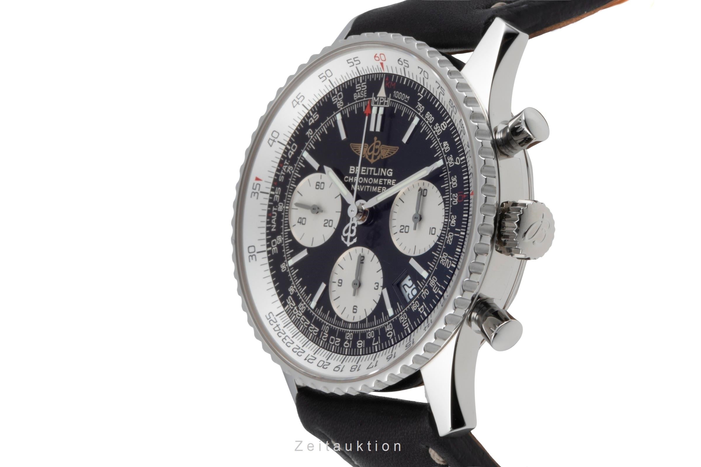 Breitling Navitimer chronograph steel automatic men's watch A23322-011  [2505296]