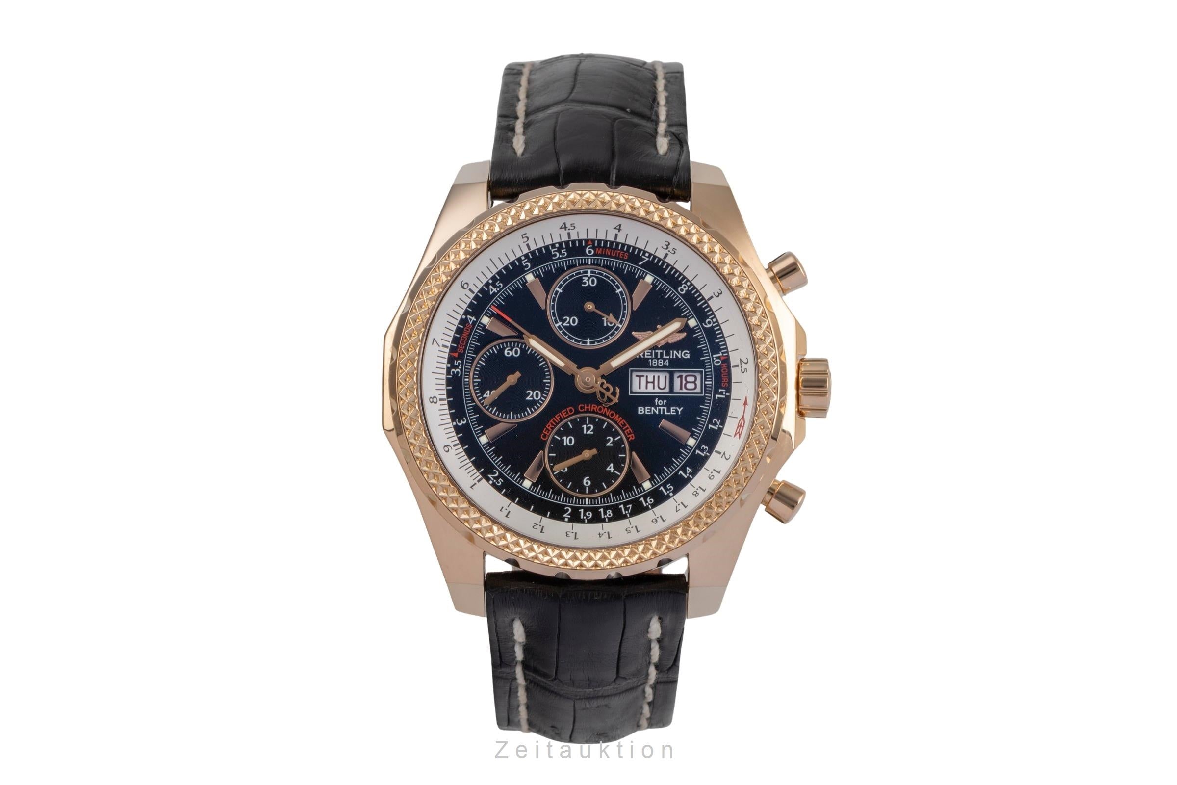 Breitling Bentley GT chronograph 18 ct gold automatic Kal. B13 Ref
