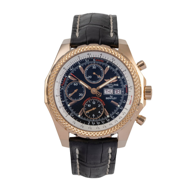 Breitling Bentley GT chronograph 18 ct gold automatic men's watch H13363 Limited  [2505297]