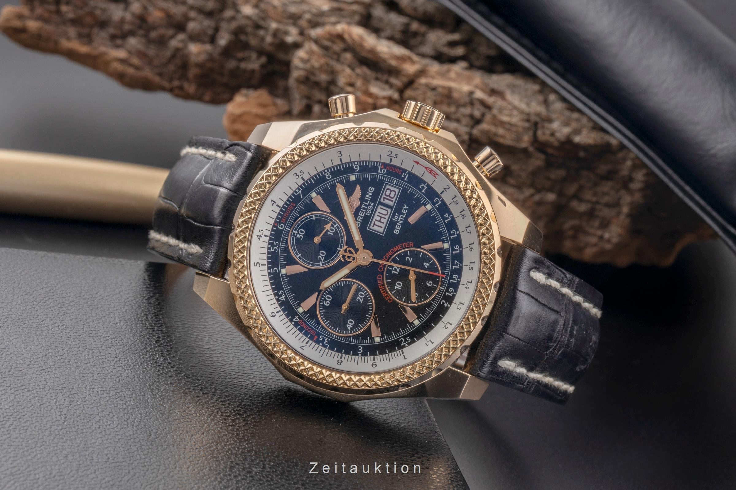 Breitling Bentley GT chronograph 18 ct gold automatic men's watch H13363 Limited  [2505297]
