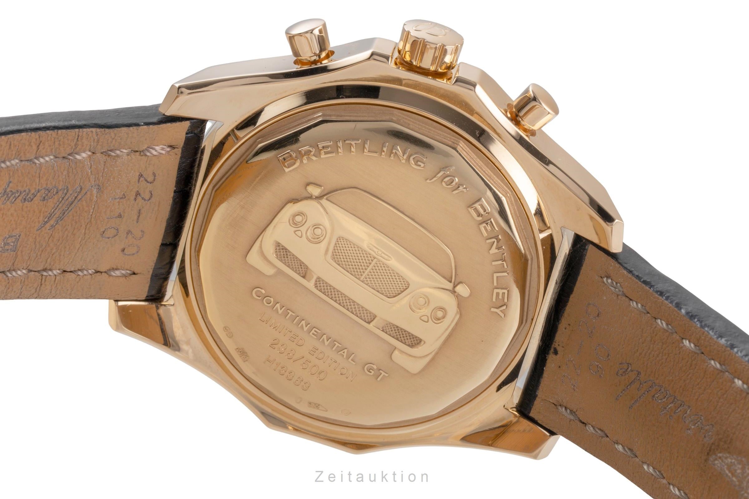 Breitling Bentley GT chronograph 18 ct gold automatic men's watch H13363 Limited  [2505297]