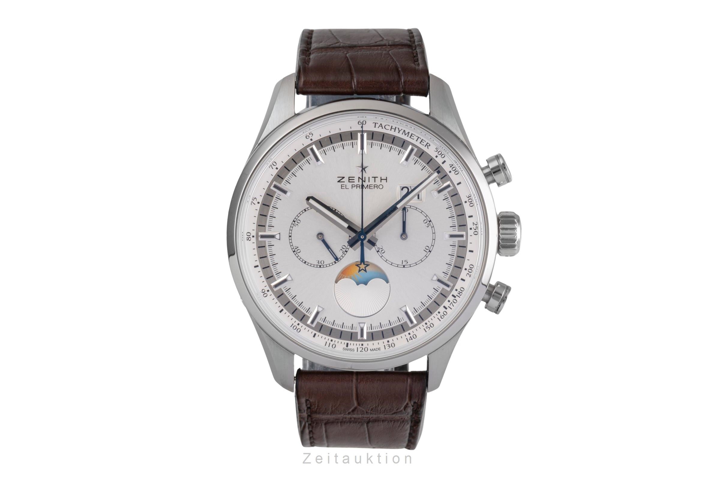 Zenith El Primero chronograph steel automatic Kal. 4047 Ref