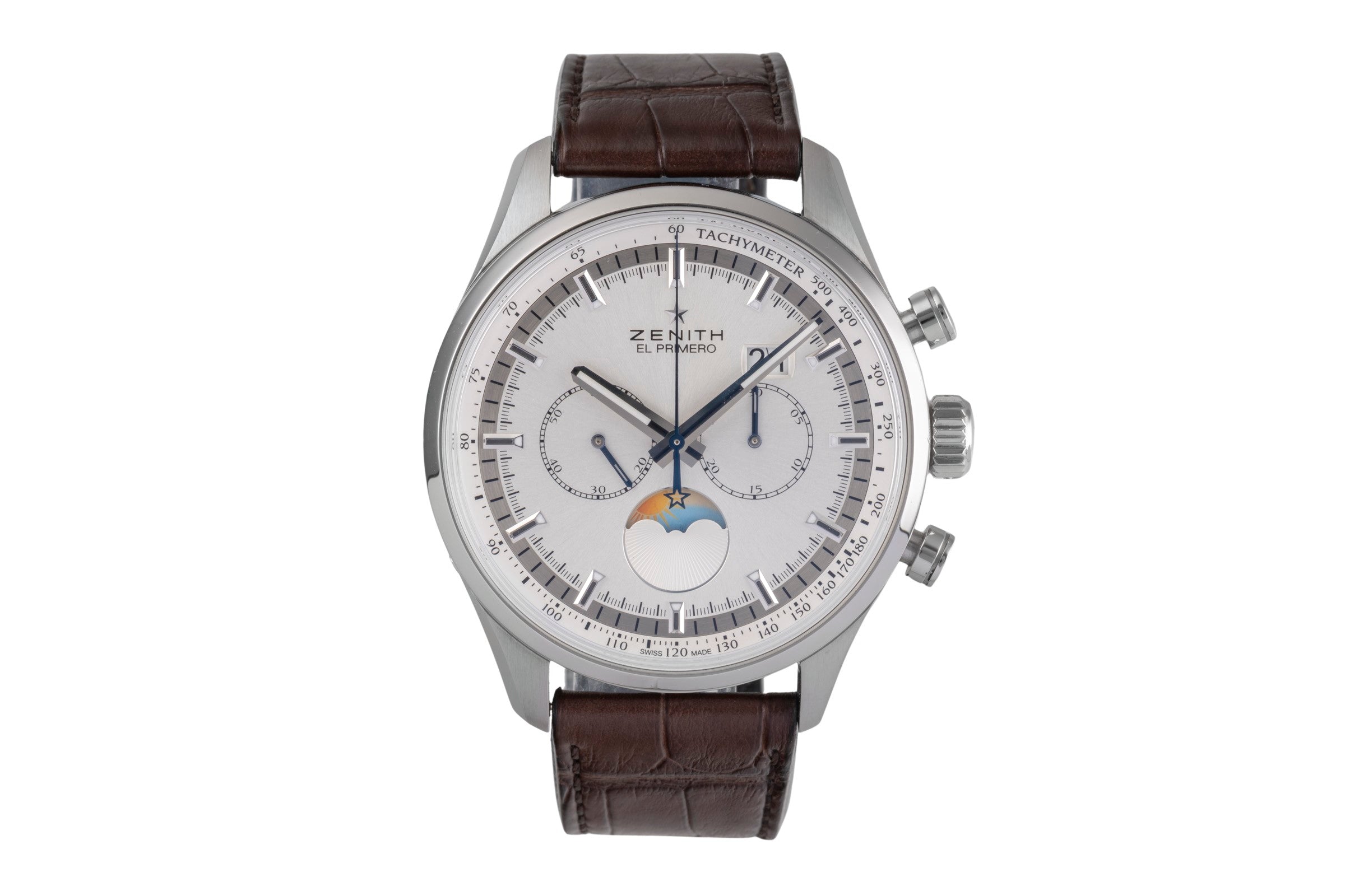 Zenith El Primero chronograph steel automatic Kal. 4047 Ref