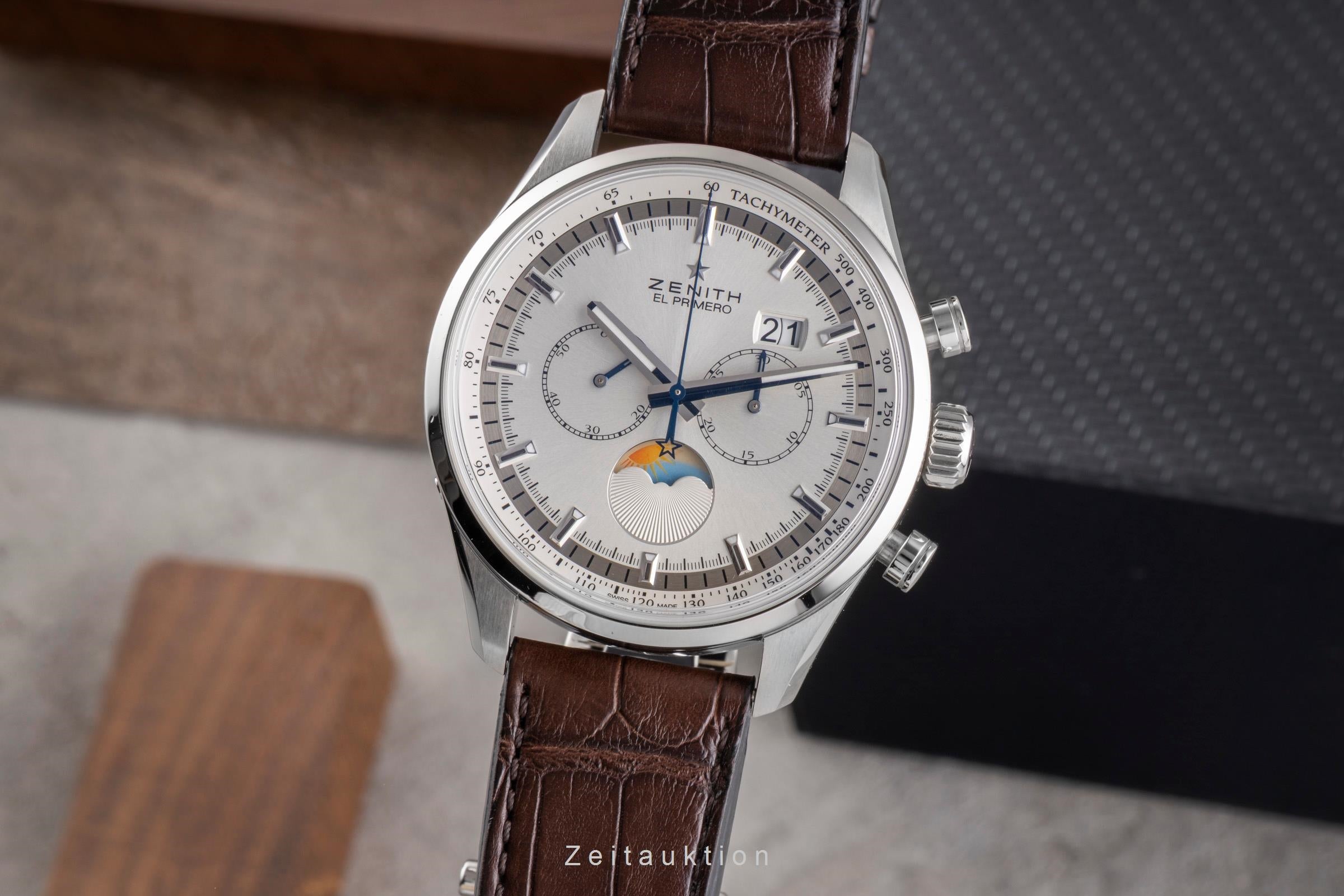 Zenith El Primero chronograph steel automatic Kal. 4047 Ref