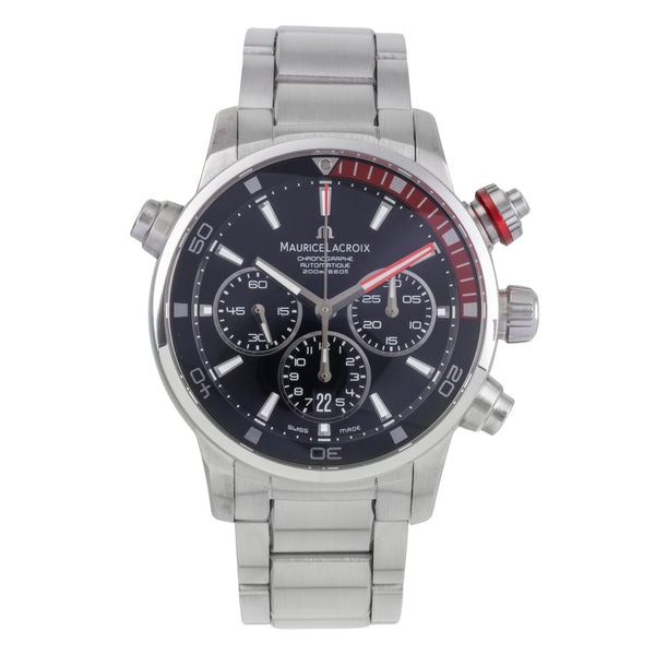 Maurice Lacroix Pontos cronógrafo acero automático reloj para caballeros PT 6018-SS002-330-1  [2505302]