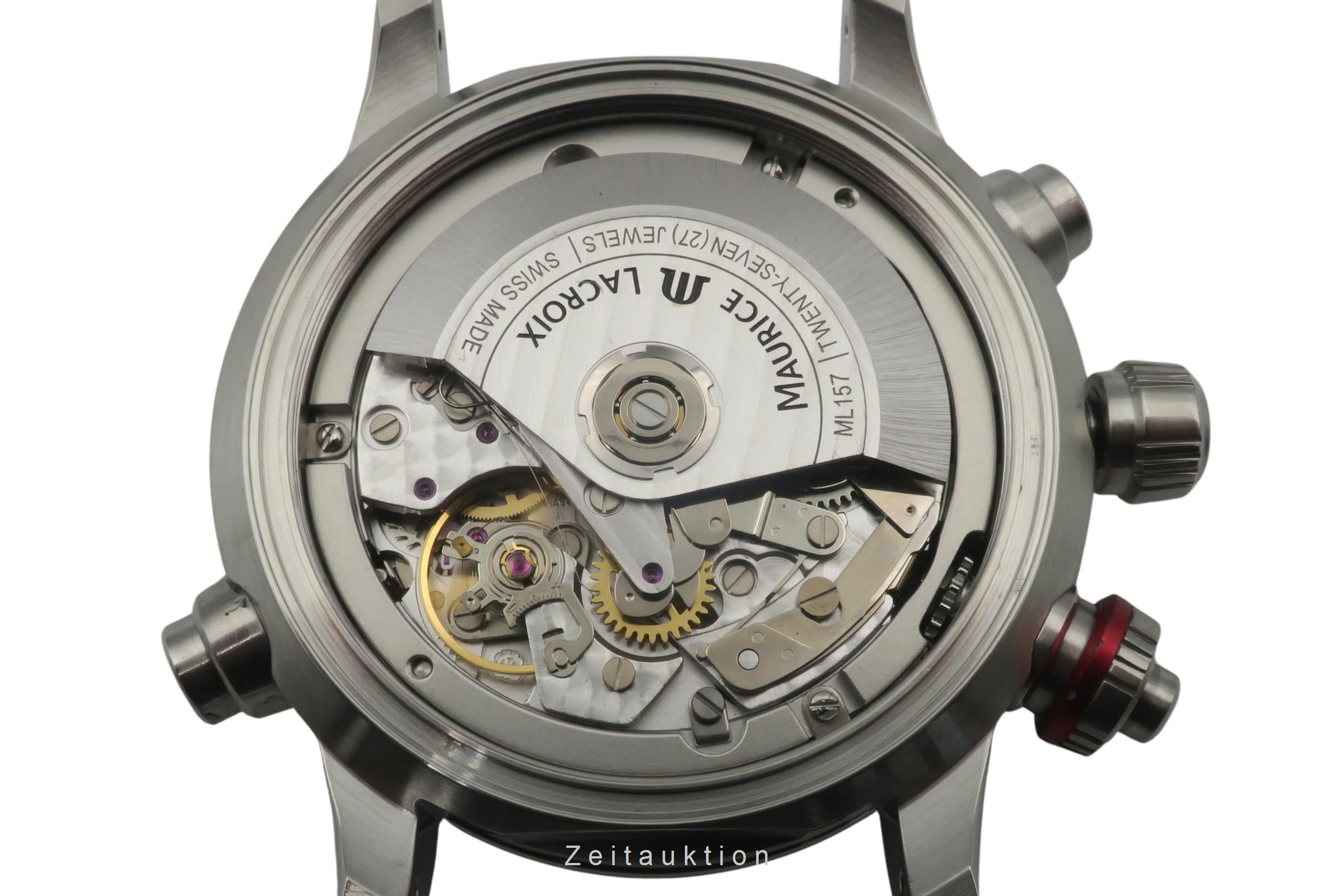Maurice Lacroix Pontos cronógrafo acero automático reloj para caballeros PT 6018-SS002-330-1  [2505302]