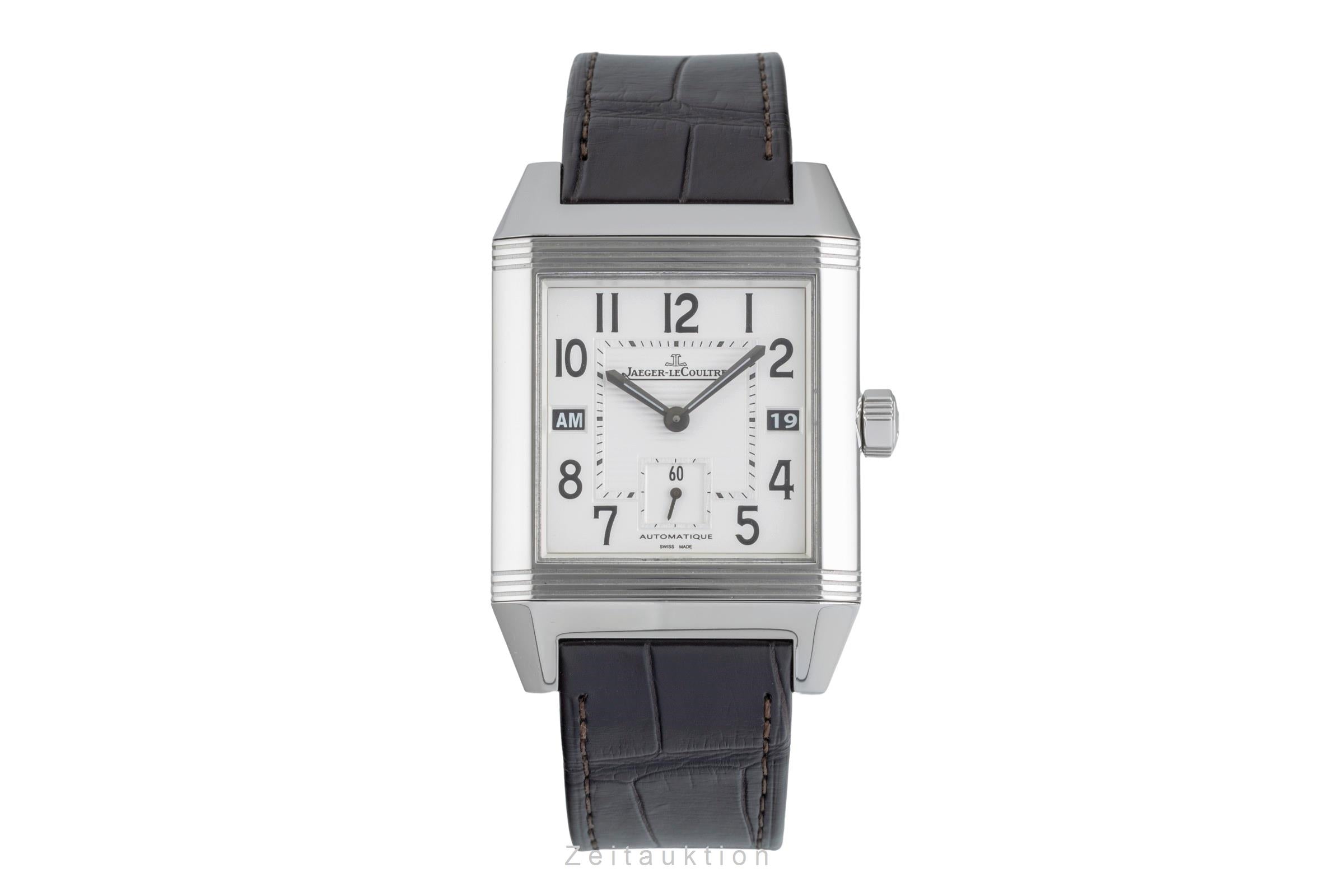 Jaeger LeCoultre Reverso acero automático reloj para caballeros Q7008420, 230.8.77  [2505303]