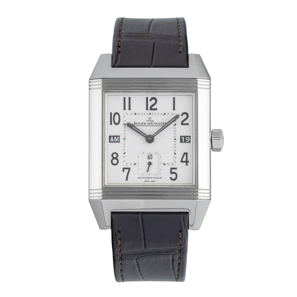Jaeger LeCoultre Reverso acero automático reloj para caballeros Q7008420, 230.8.77  [2505303]