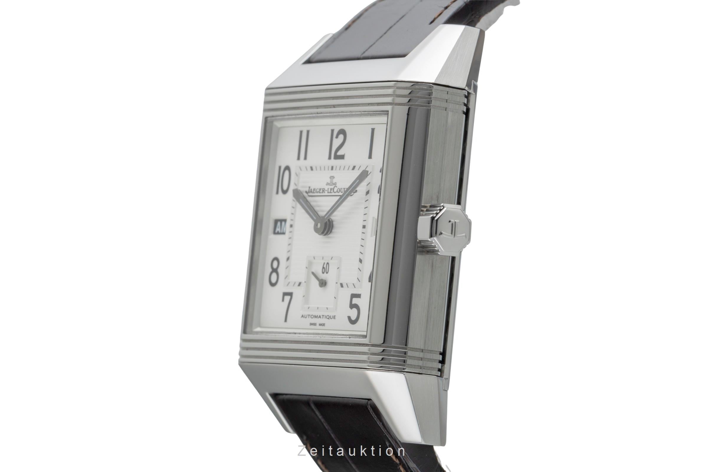 Jaeger LeCoultre Reverso acero automático reloj para caballeros Q7008420, 230.8.77  [2505303]