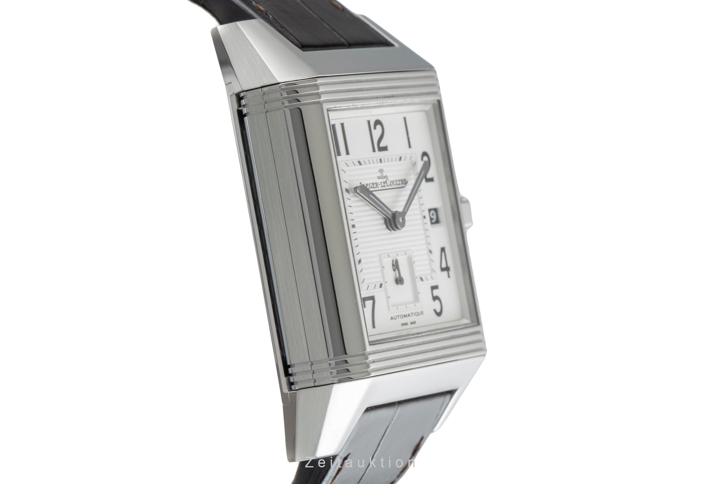 Jaeger LeCoultre Reverso acero automático reloj para caballeros Q7008420, 230.8.77  [2505303]