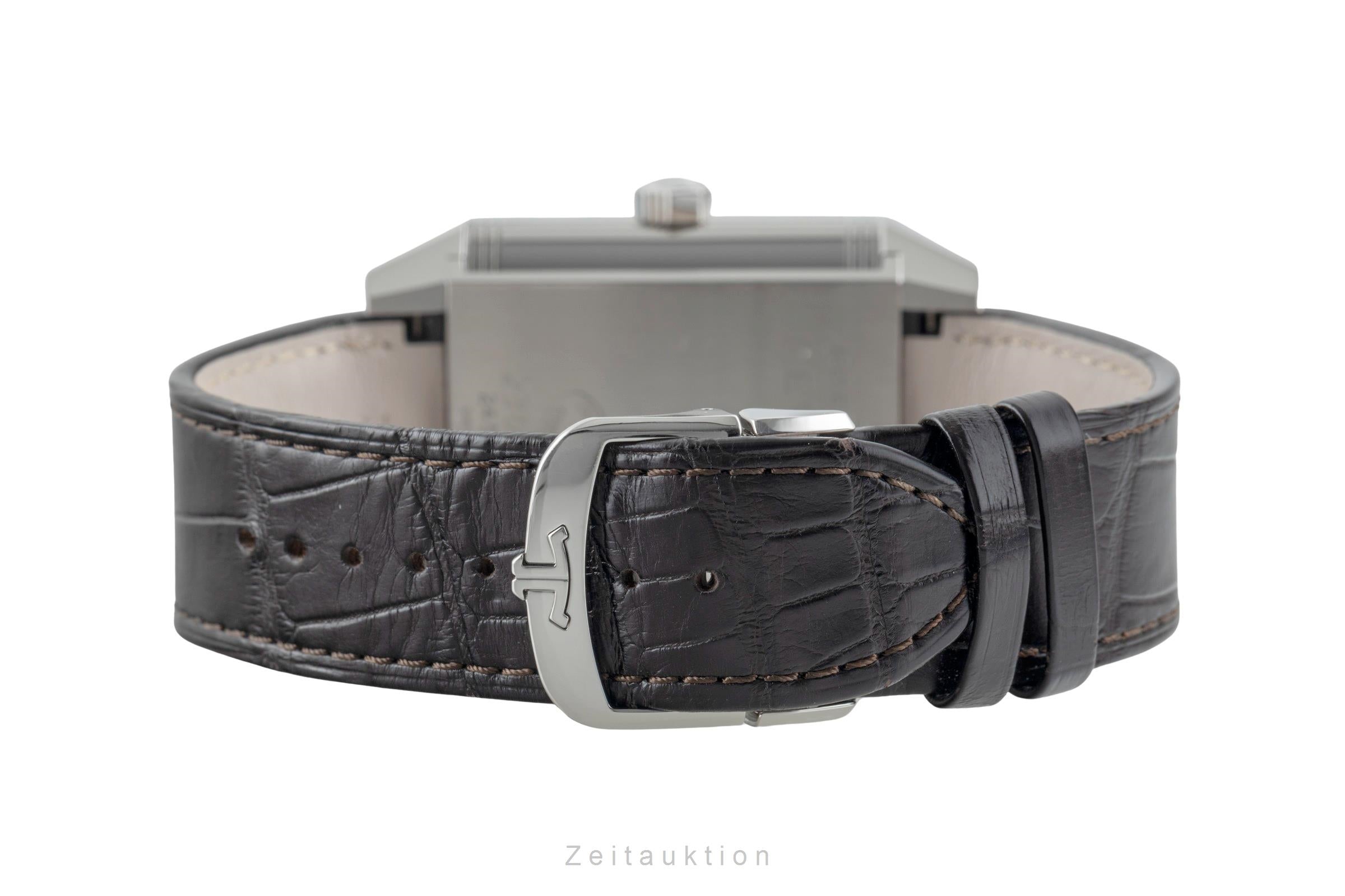 Jaeger LeCoultre Reverso acero automático reloj para caballeros Q7008420, 230.8.77  [2505303]