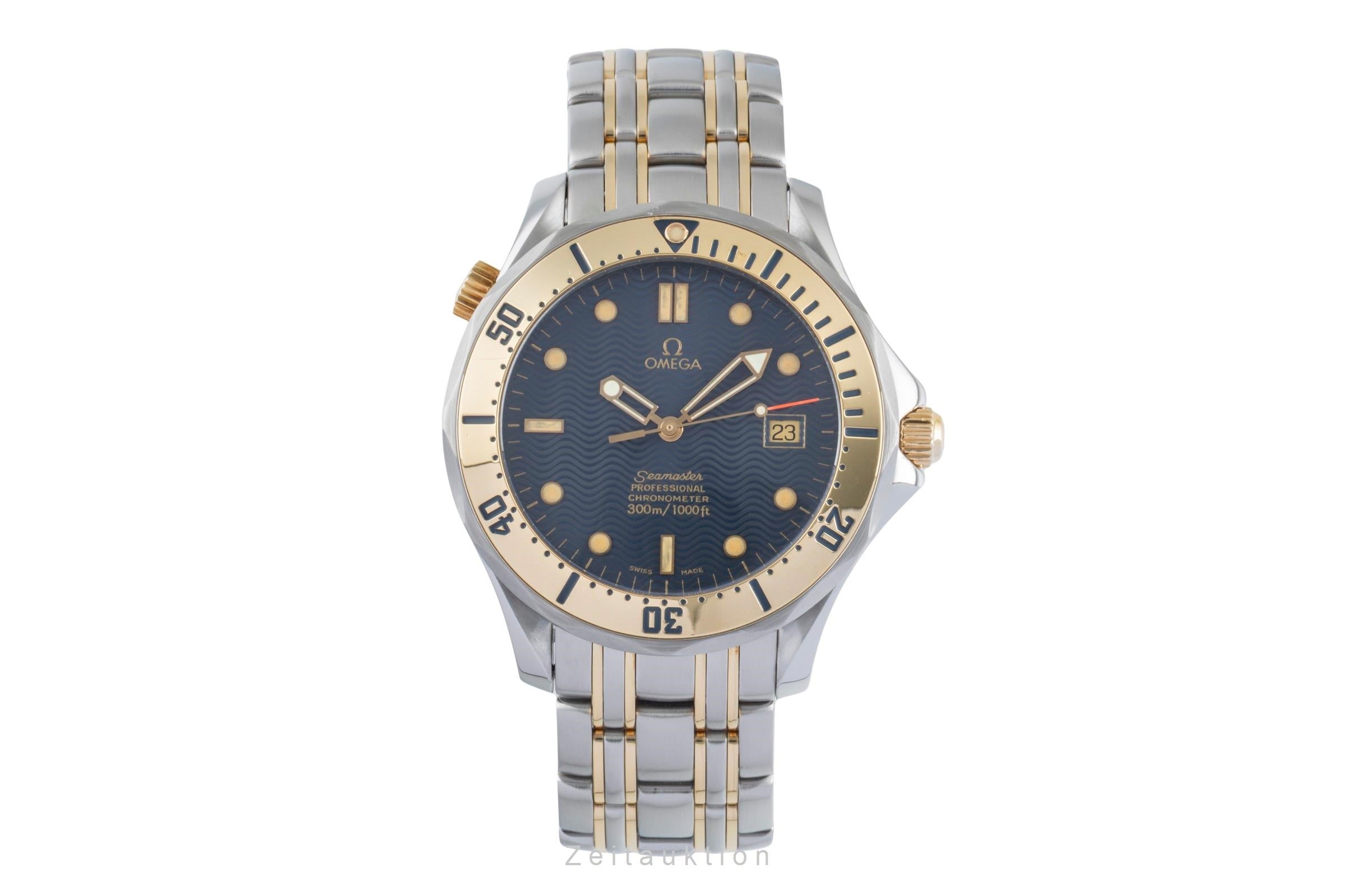 Omega Seamaster acero / oro automático reloj para caballeros 2432.80.00, 168.1503 LP: 13800EUR  [2505305]