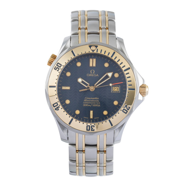 Omega Seamaster acero / oro automático reloj para caballeros 2432.80.00, 168.1503 LP: 13800EUR  [2505305]
