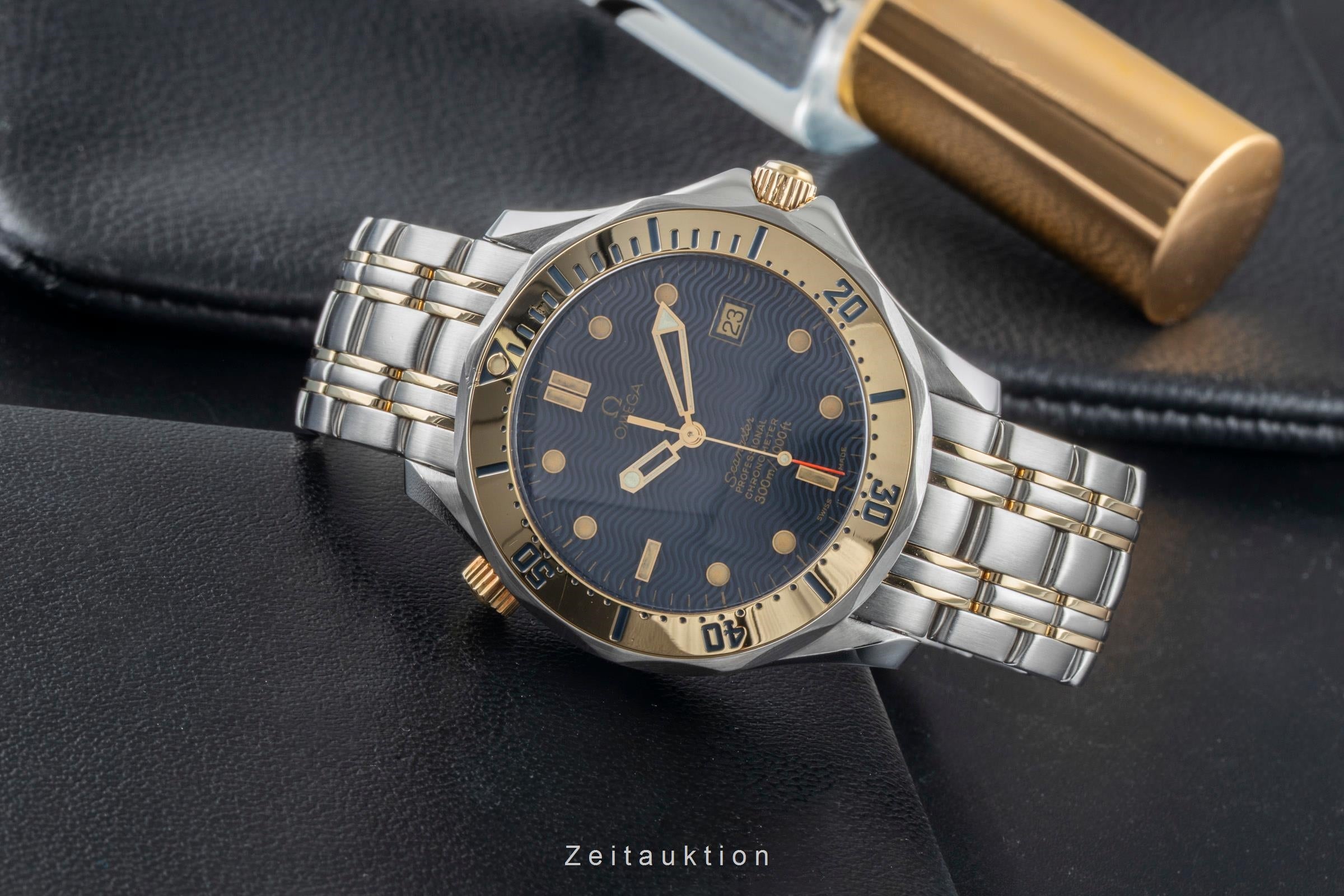 Omega Seamaster acero / oro automático reloj para caballeros 2432.80.00, 168.1503 LP: 13800EUR  [2505305]