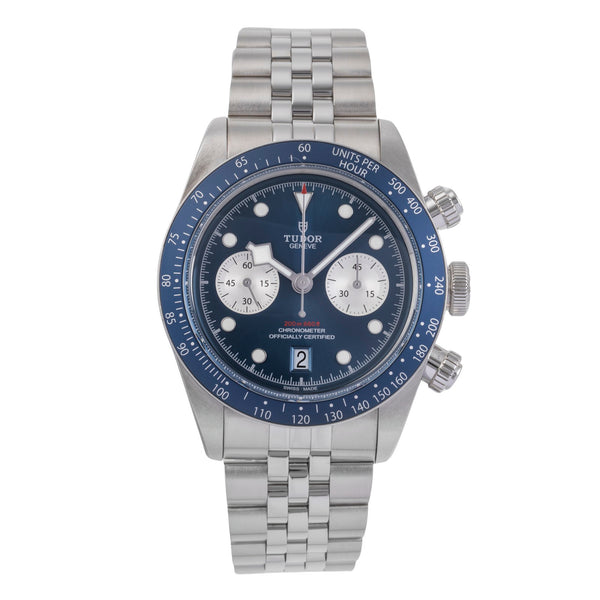 Tudor Black Bay chronograph steel automatic men's watch 79360B-0002 LP: 5870EUR  [2505309]
