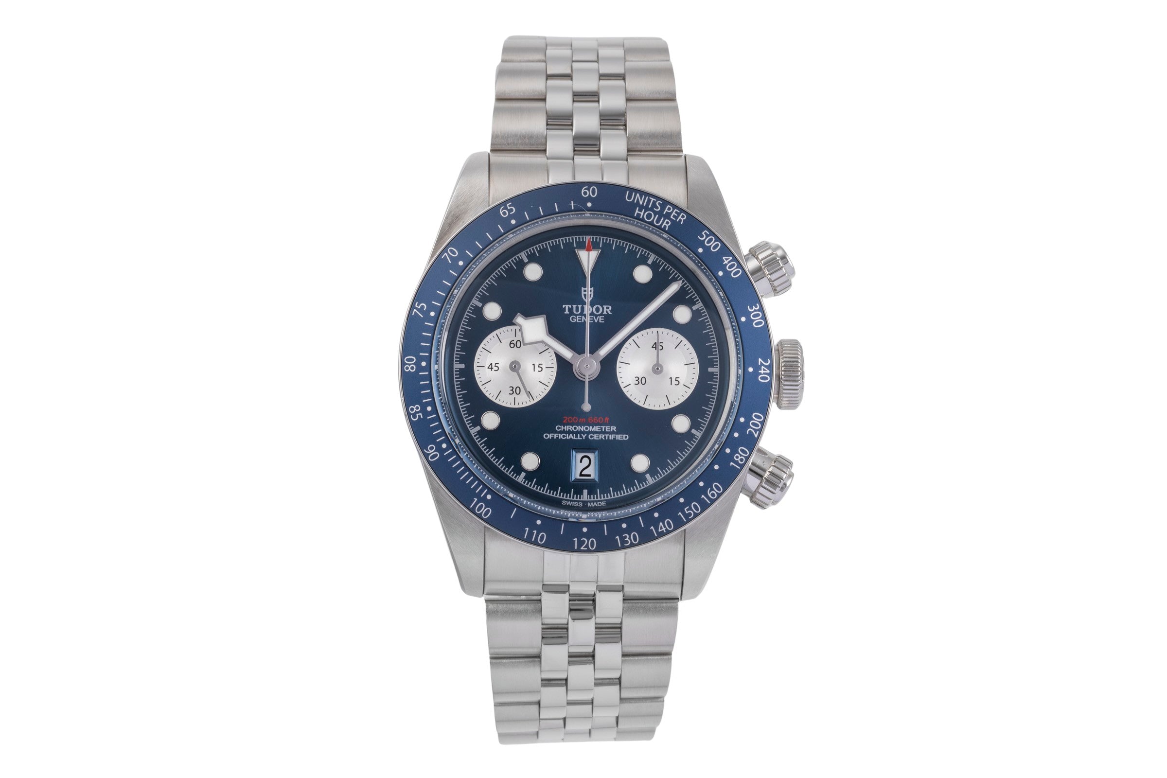 Tudor Black Bay chronograph steel automatic men's watch 79360B-0002 LP: 5870EUR  [2505309]