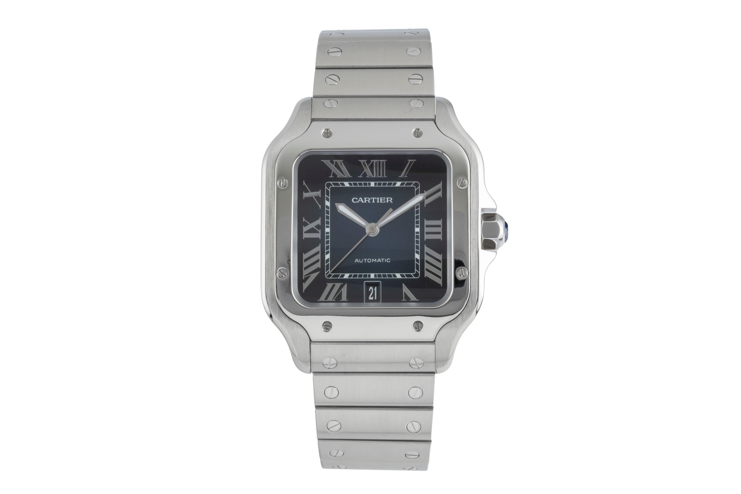 Cartier Santos steel automatic men's watch WSSA0030, 4072 LP: 8850EUR  [2505311]