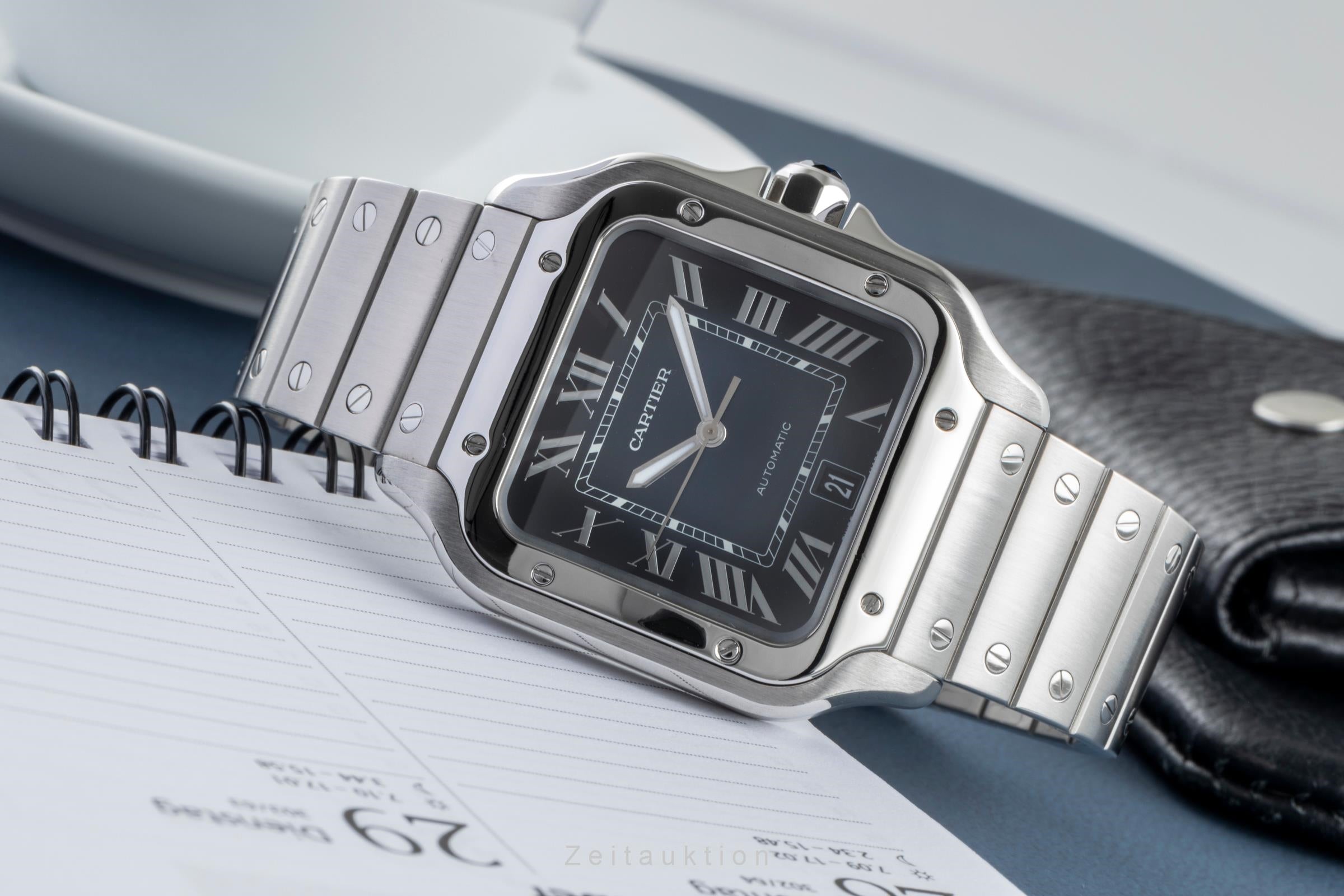 Cartier Santos steel automatic Kal. 1847 MC Ref. WSSA0030, 4072
