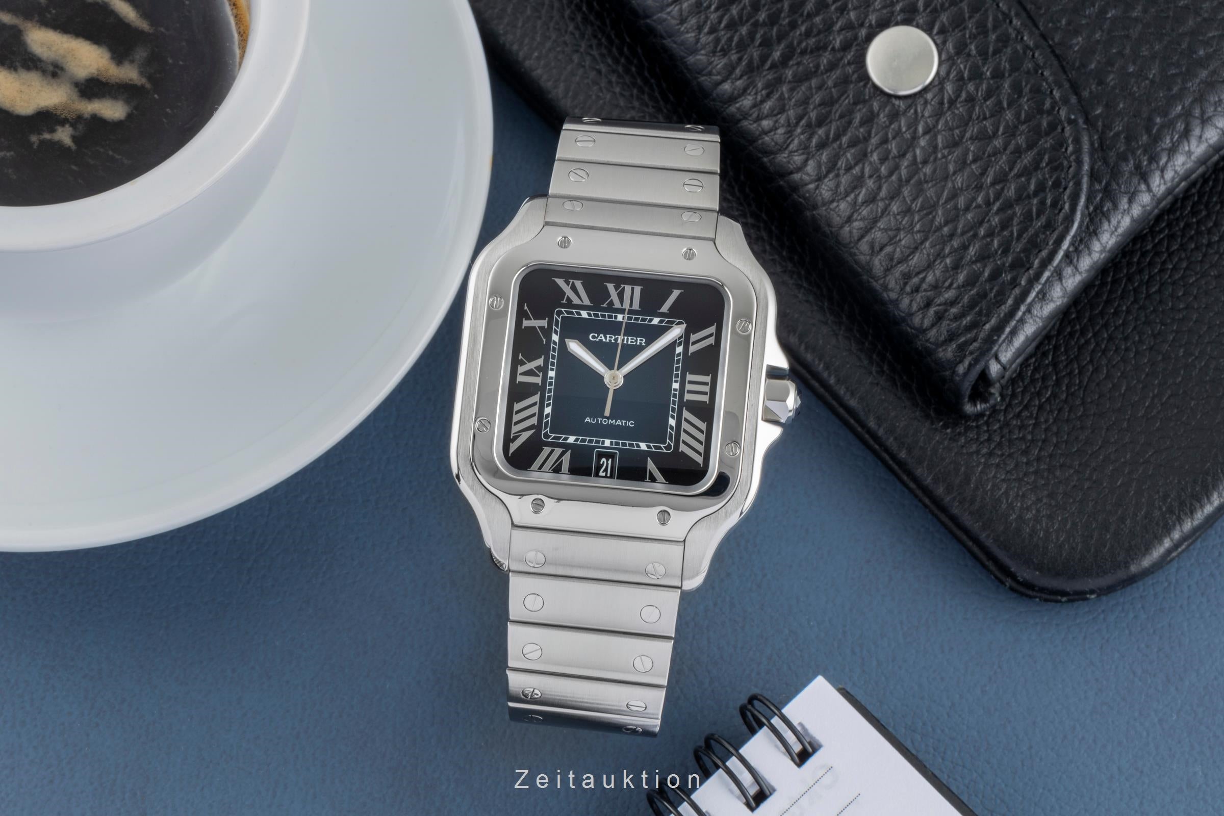 Cartier Santos steel automatic men's watch WSSA0030, 4072 LP: 8850EUR  [2505311]