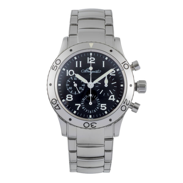 Breguet Type XX cronógrafo acero automático reloj para caballeros 3800 / ST 92 S W 9  [2505314]