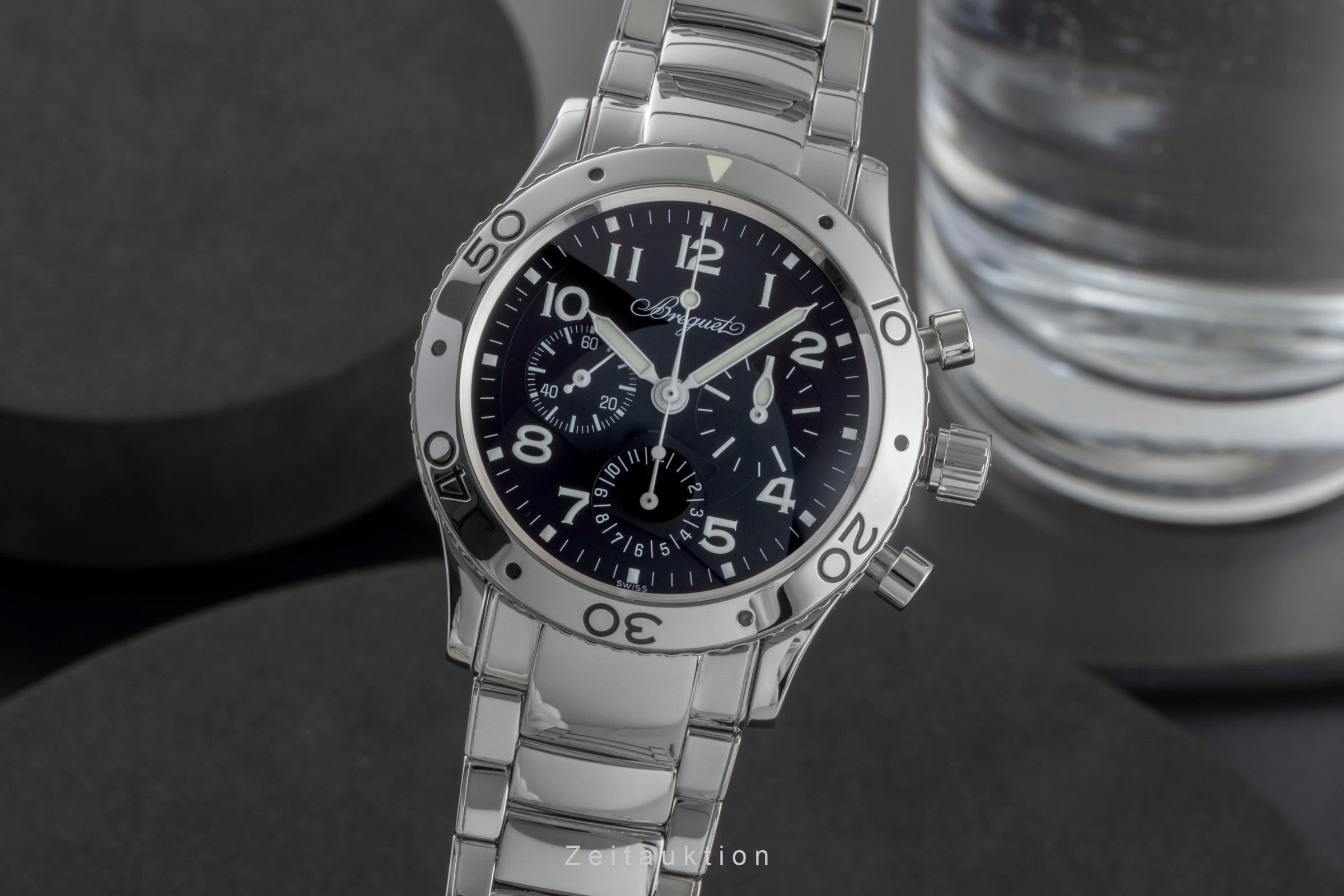 Breguet Type XX chronographe acier automatique montre pour hommes 3800 / ST 92 S W 9  [2505314]