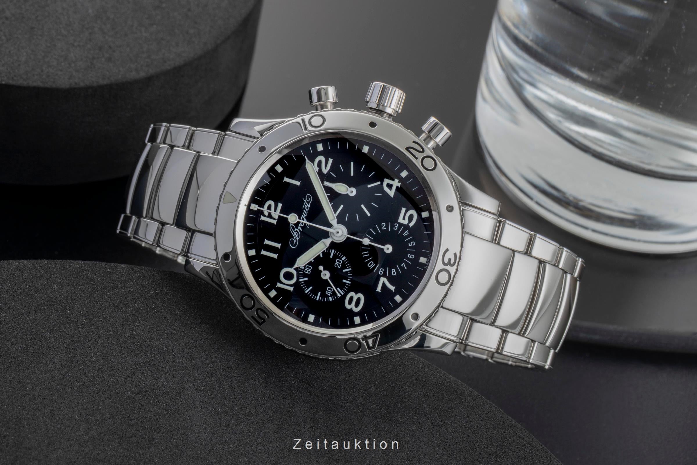 Breguet Type XX cronógrafo acero automático reloj para caballeros 3800 / ST 92 S W 9  [2505314]