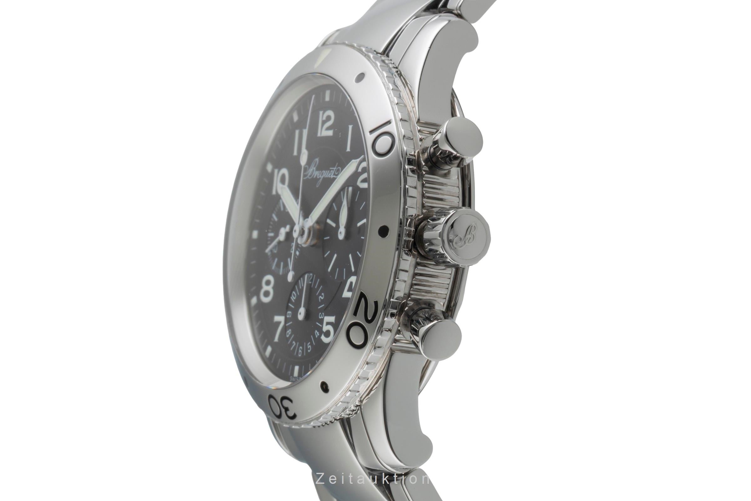 Breguet Type XX cronógrafo acero automático reloj para caballeros 3800 / ST 92 S W 9  [2505314]